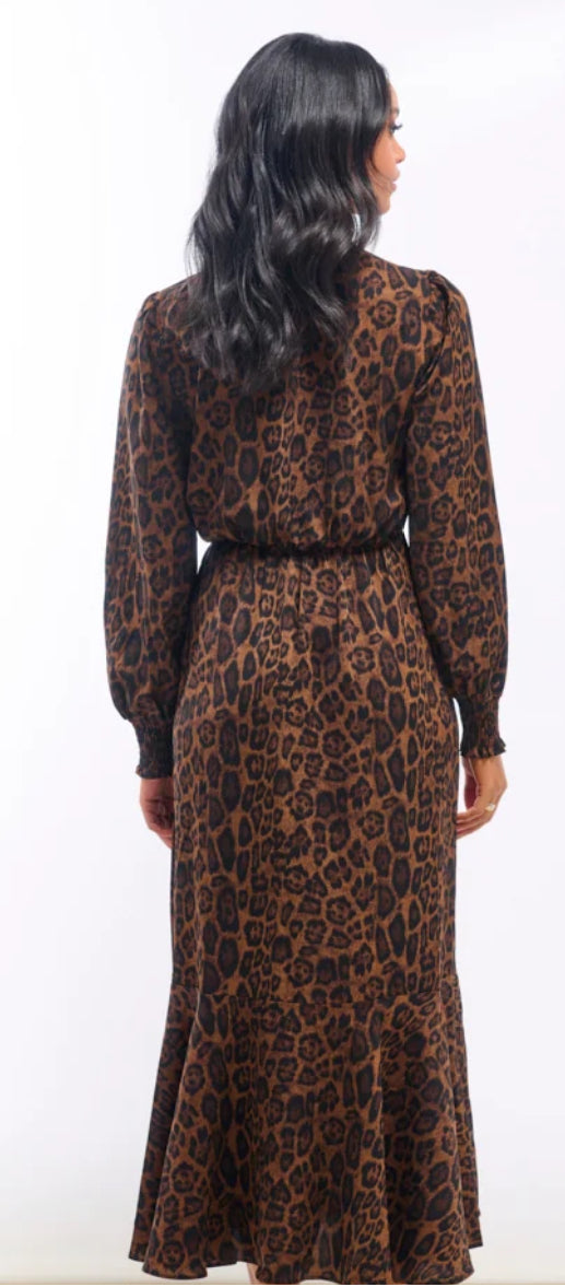 Needs No Label Animal Print Midaxi Dress