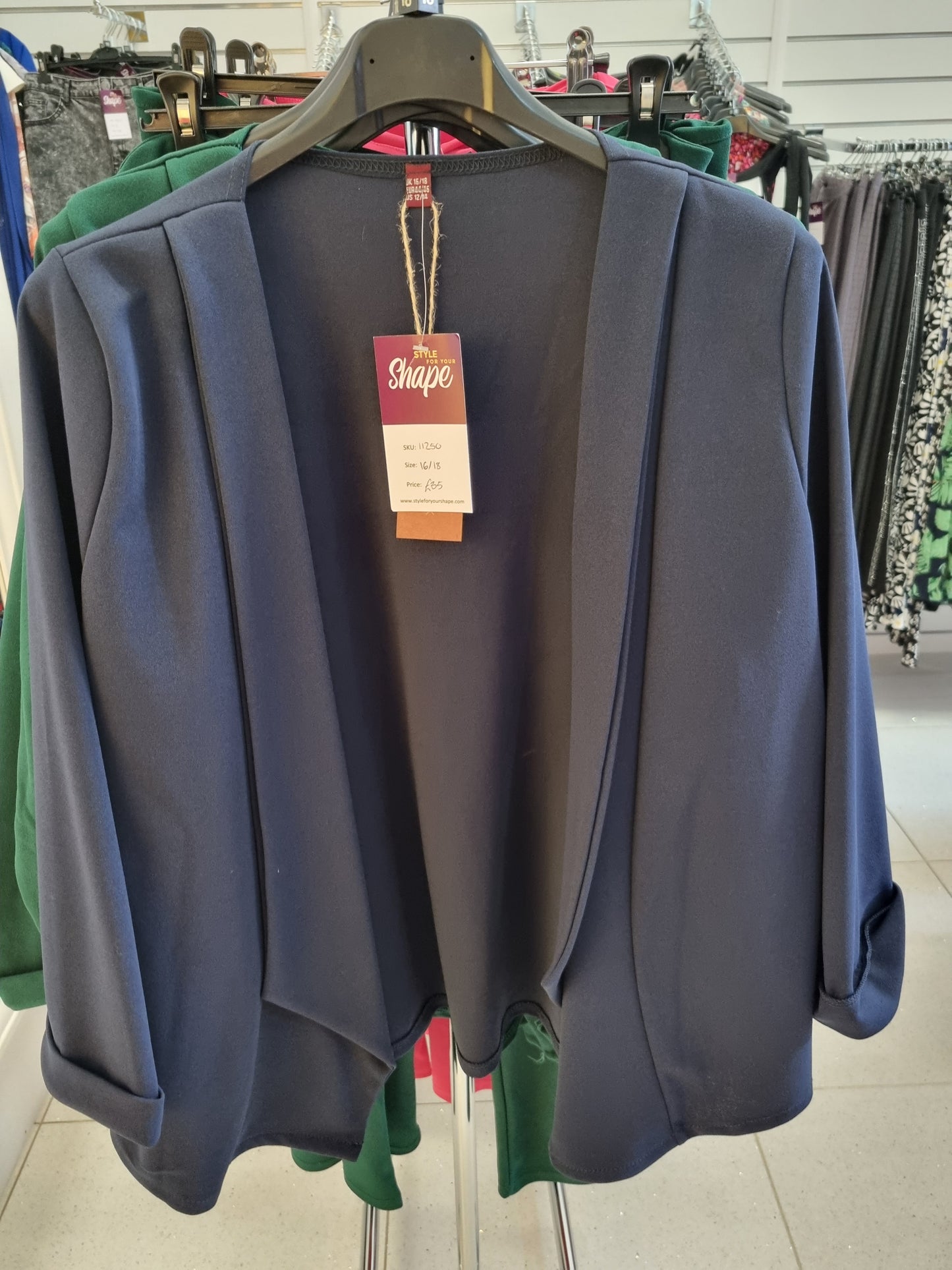 Stretch Blazer 3/4 Sleeve