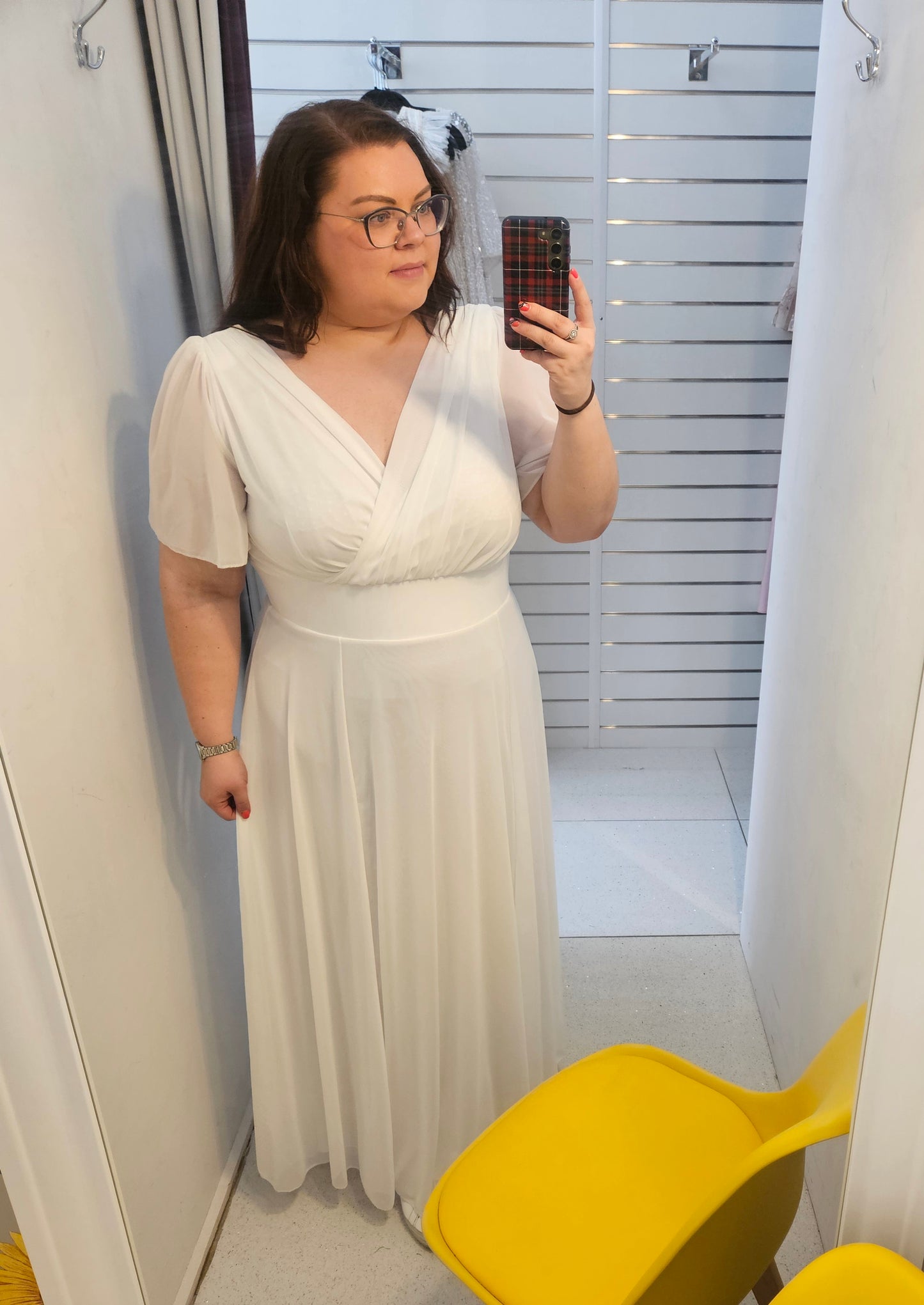 Scarlett & Jo Isabelle Ivory Maxi Dress
