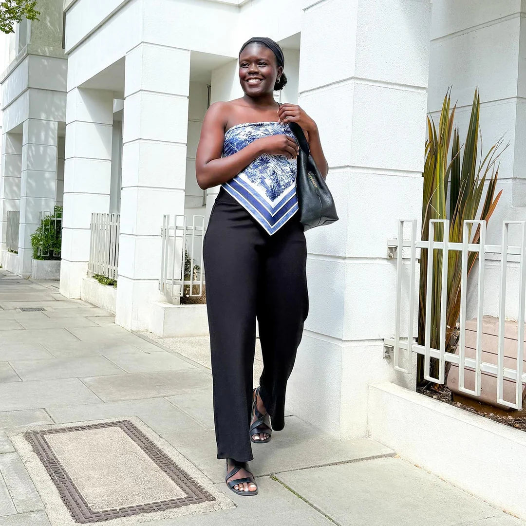 Snag Wide Leg Leggings In Black