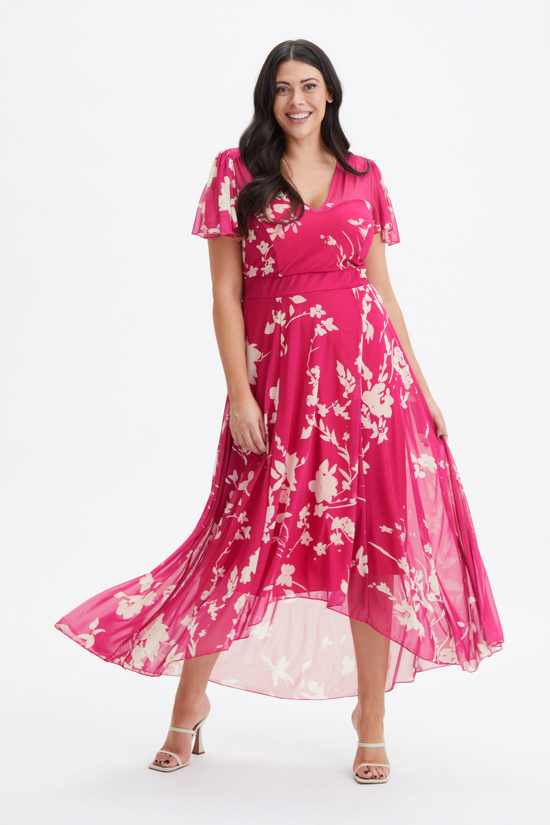 Scarlett & Jo Tilly Pink Ivory Dress