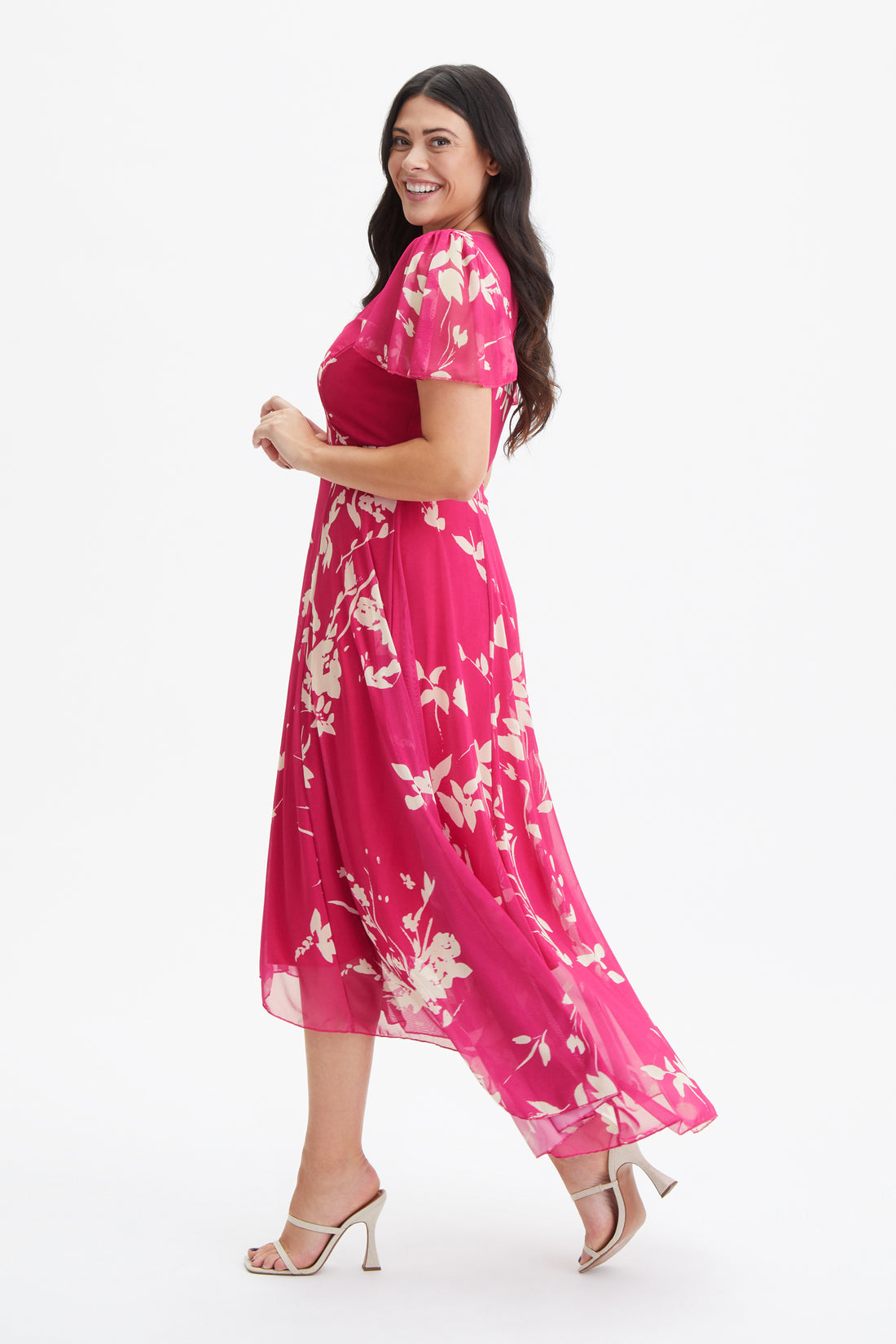 Scarlett & Jo Tilly Pink Ivory Dress