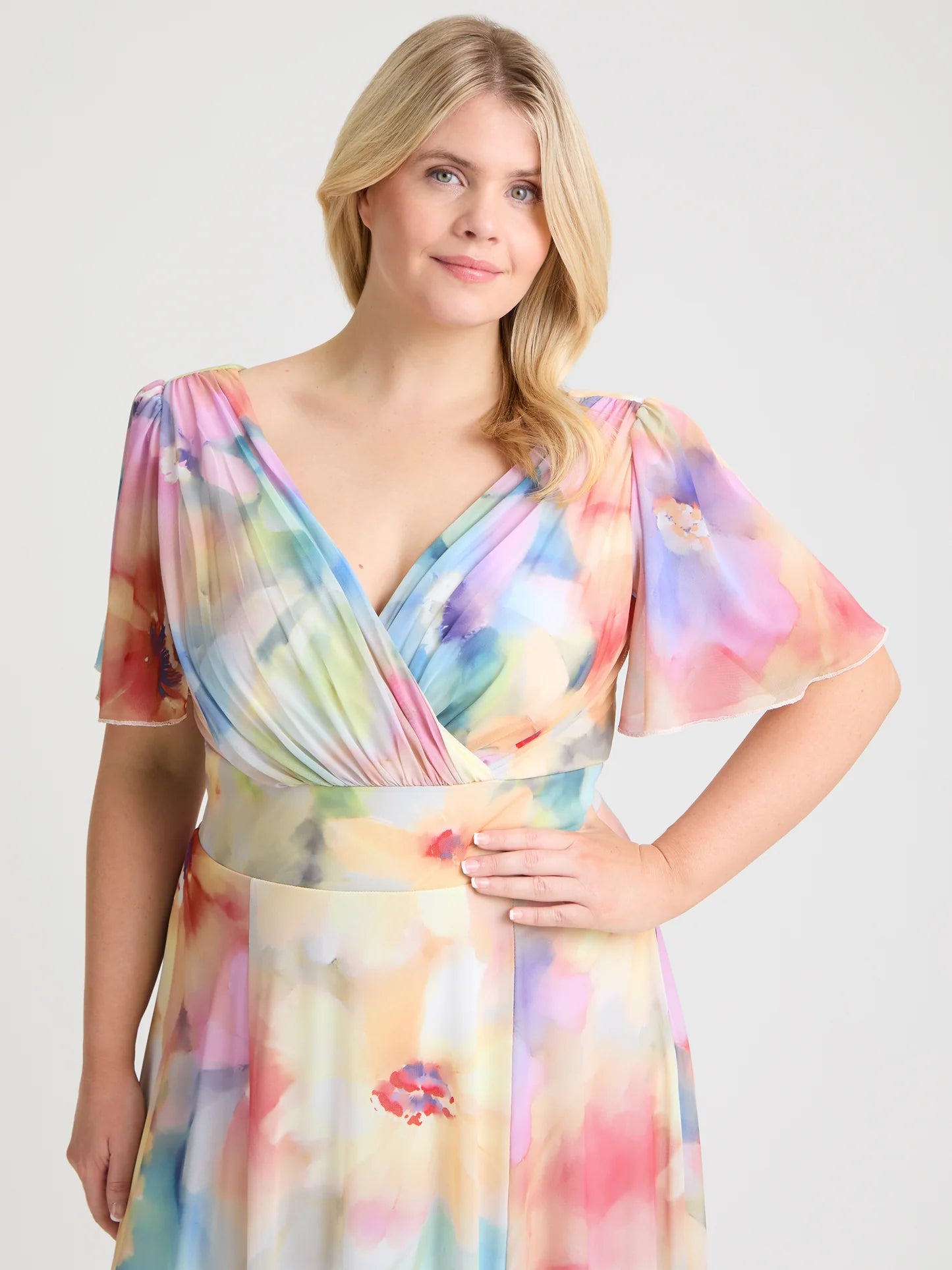 Scarlett & Jo Isabelle Pastiche Multi Dress