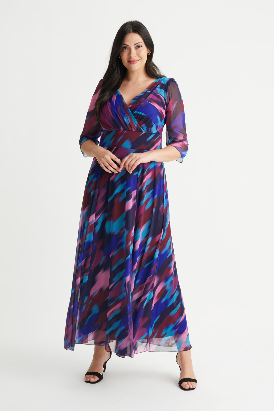 Scarlett & Jo Verity Magenta Multi Gown