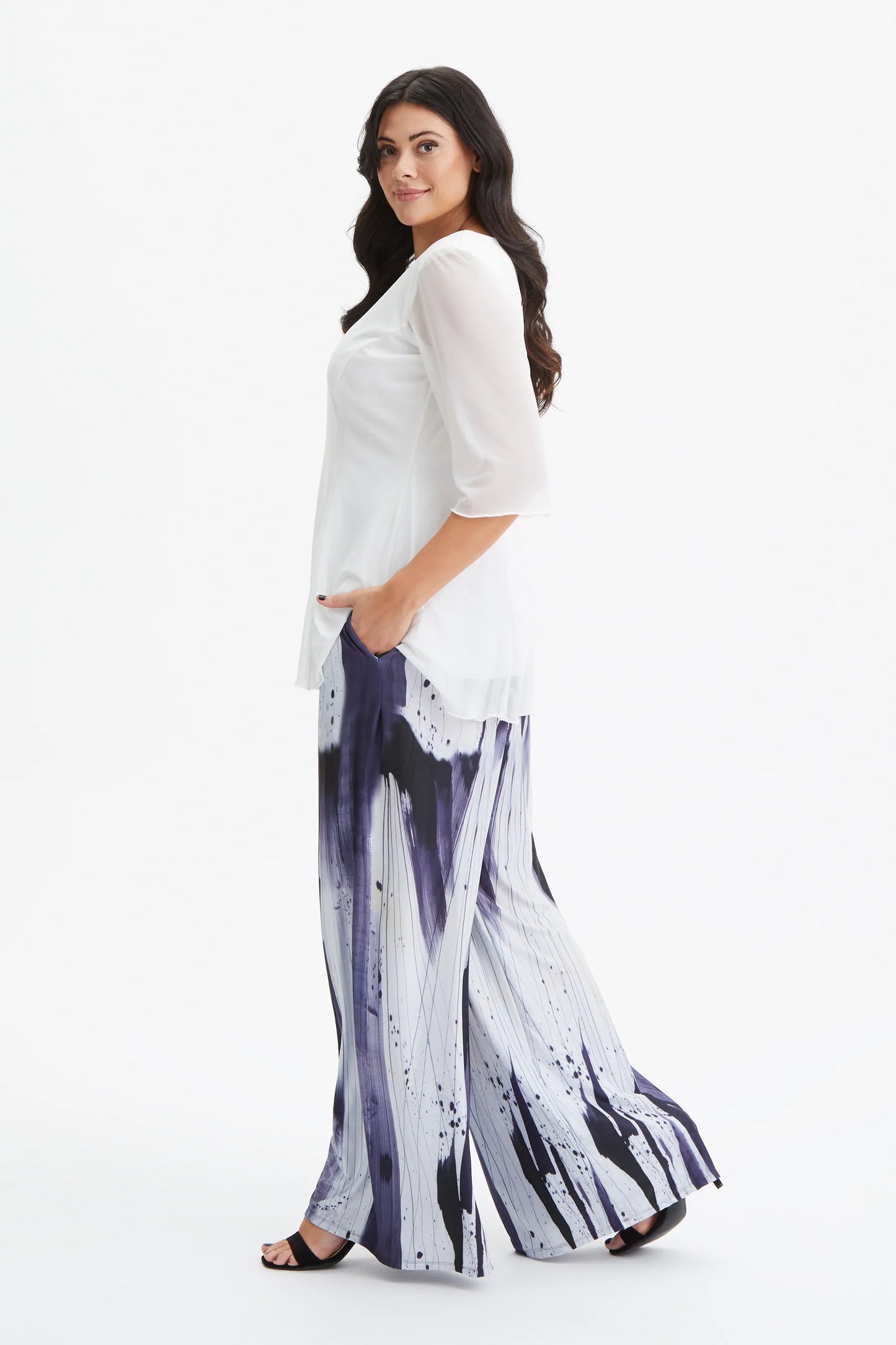 Scarlett & Jo Black Grey Ivory Bette Lounge Pants
