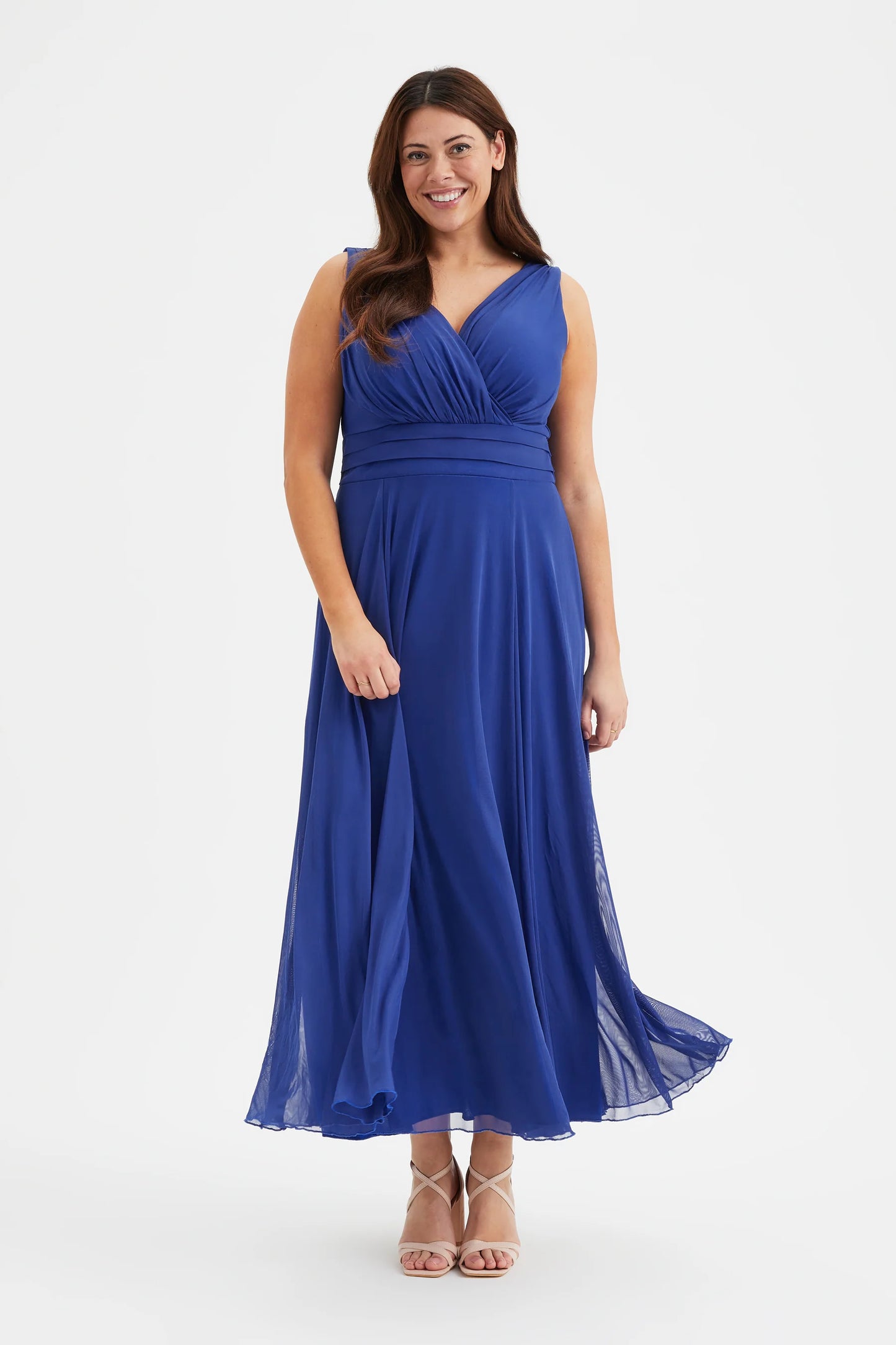 Scarlett & Jo Nancy Royal Blue Maxi Dress