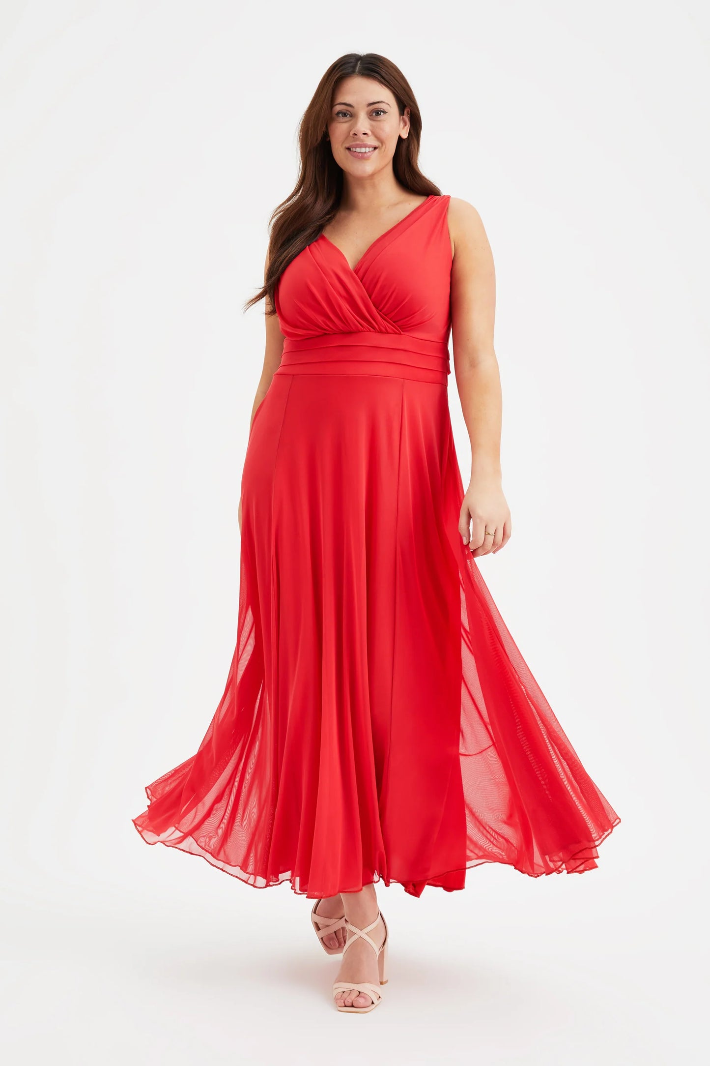Scarlett & Jo Nancy Scarlet Maxi Dress