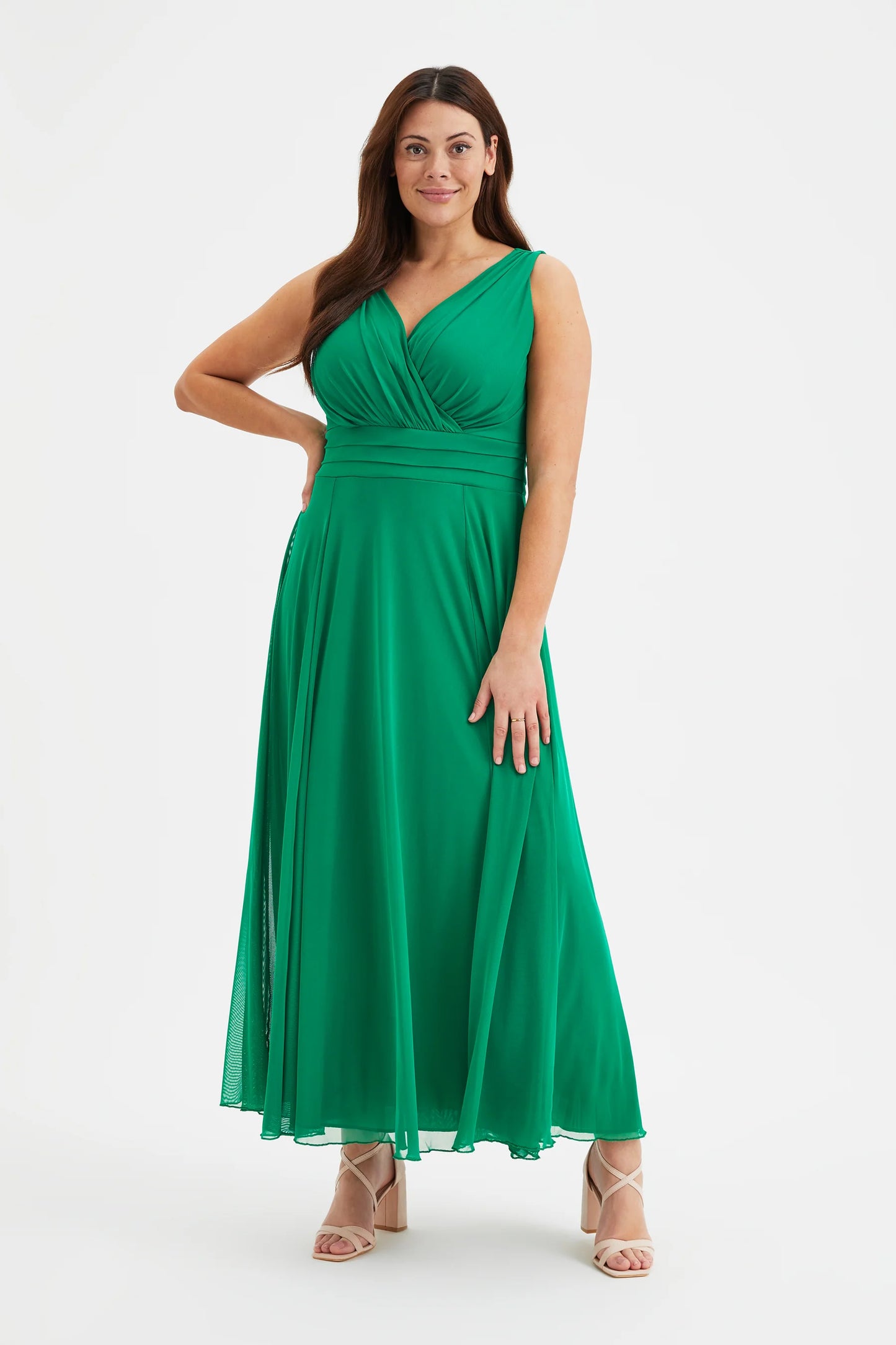 Scarlett & Jo Nancy Green Maxi Dress