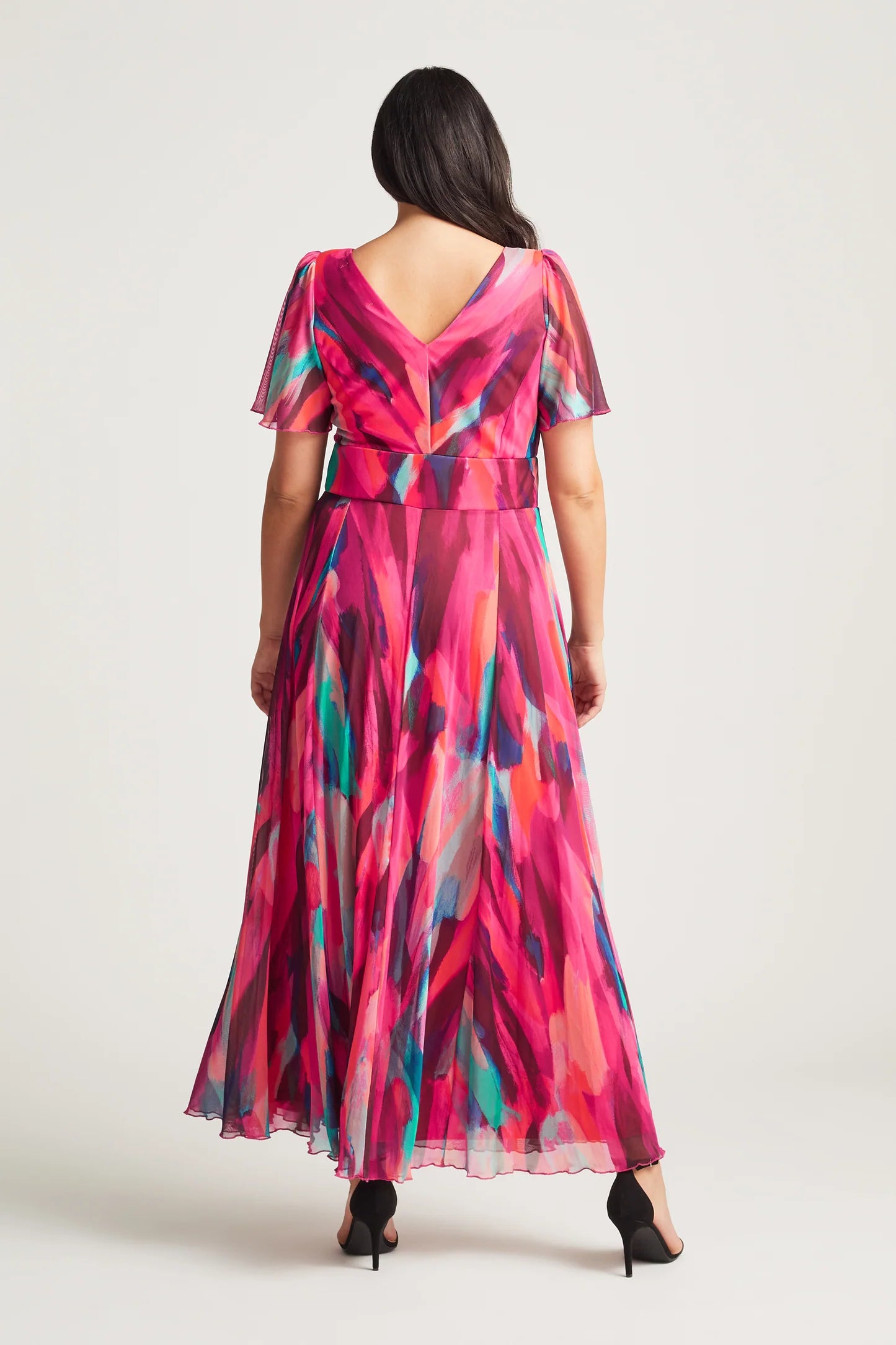 Scarlett and jo Isabelle Float Sleeve Maxi Dress