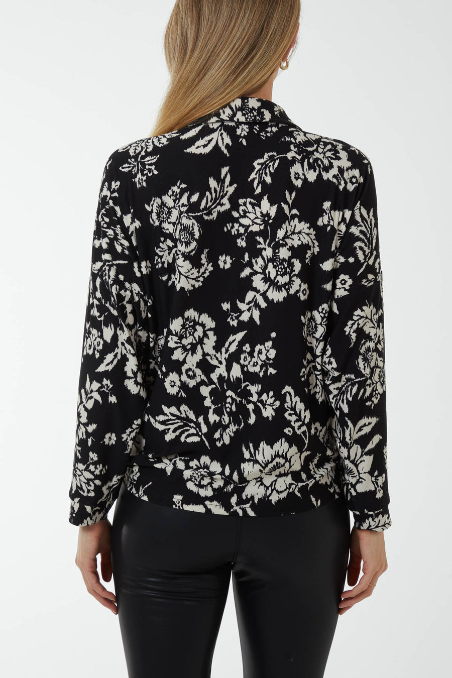Floral Tie Shirt