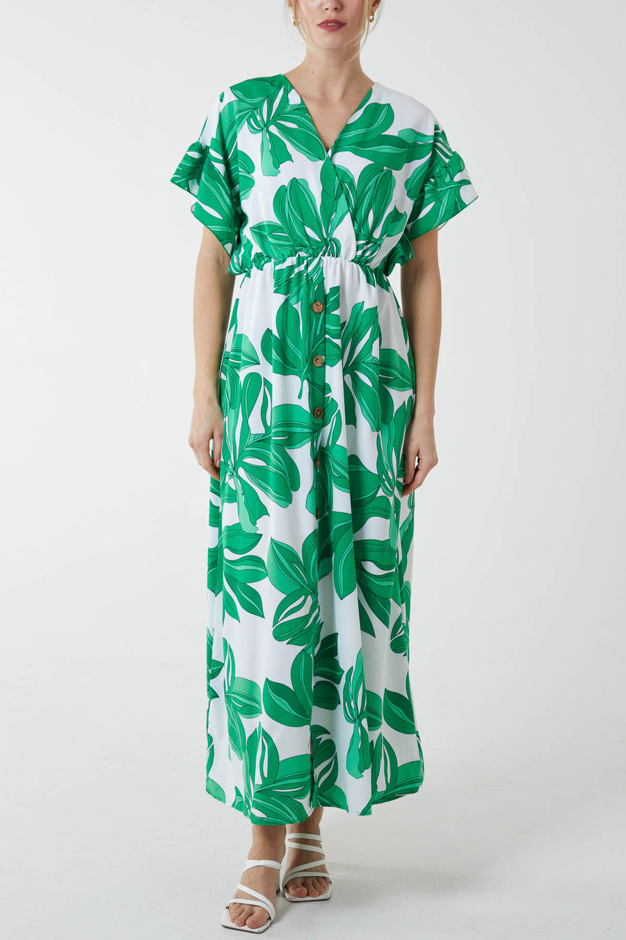 Banana leaf hot sale maxi dress