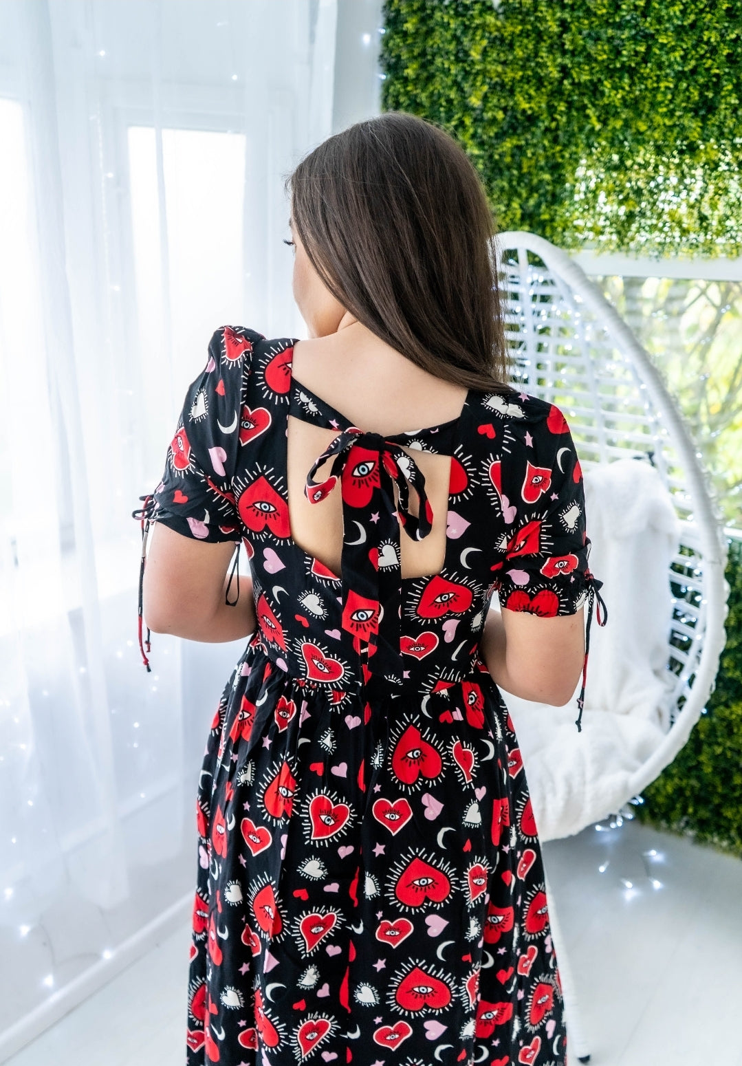 Hell Bunny Kate Heart Maxi Dress