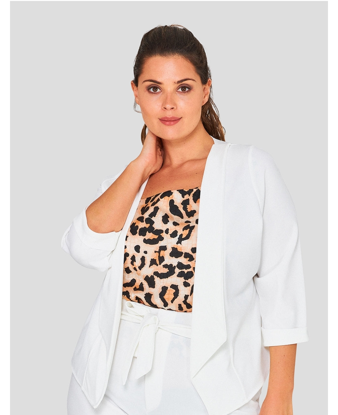 Stretch Blazer 3/4 Sleeve