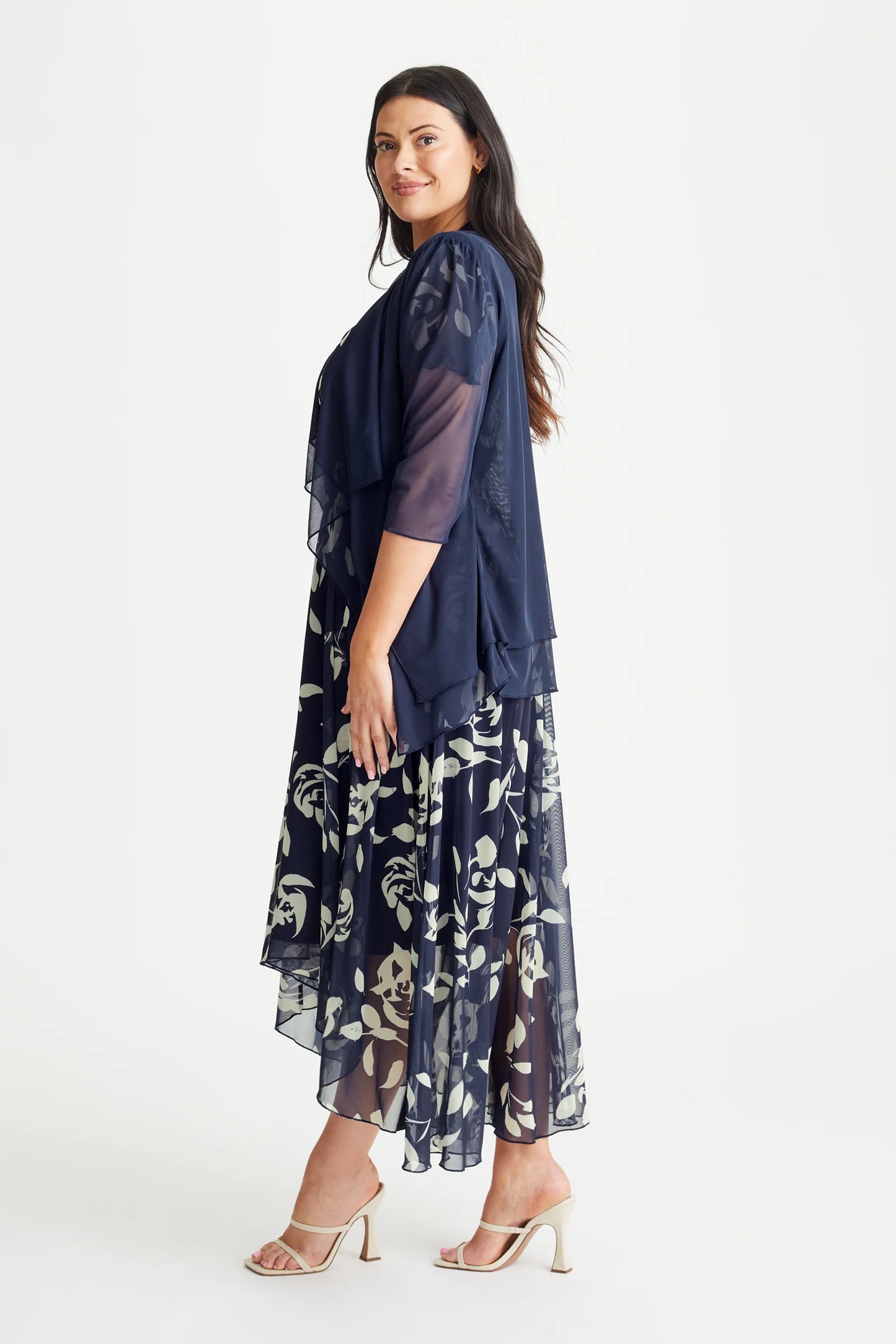 Scarlett & Jo Waterfall Layered Shrug