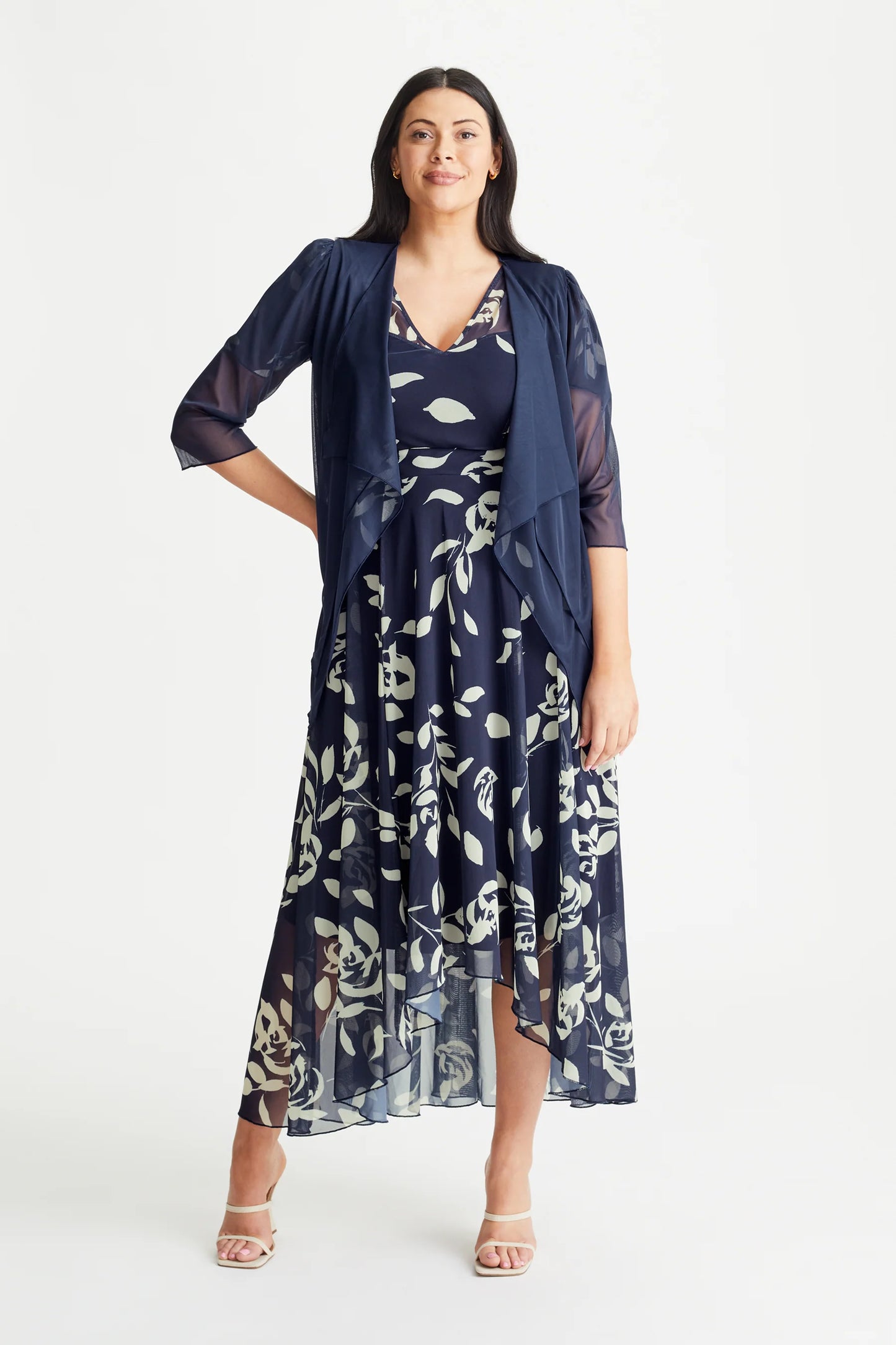 Scarlett & Jo Waterfall Layered Shrug