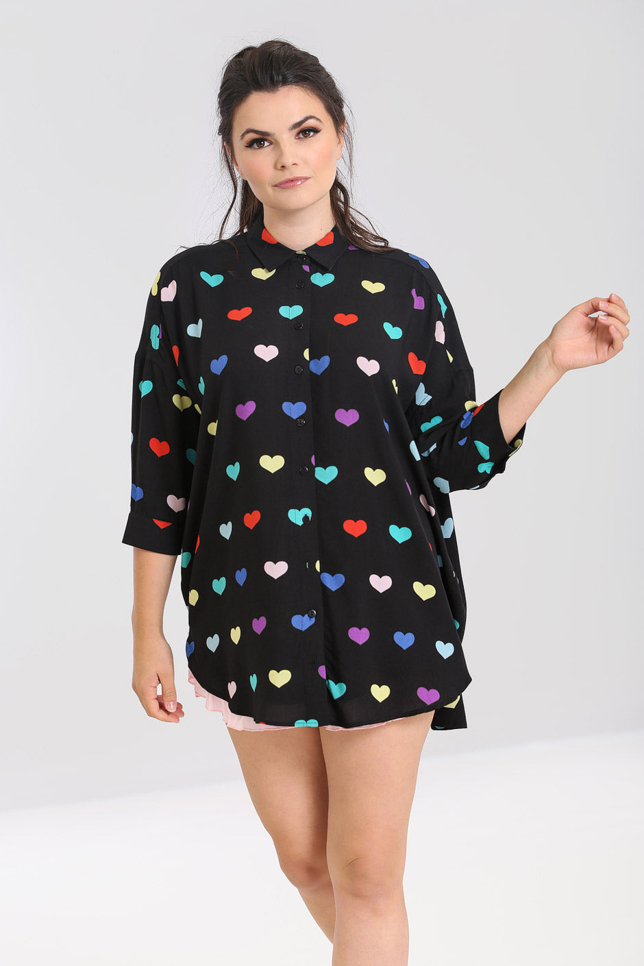 Hell Bunny Mimi Oversized Shirt