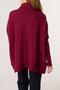 Side Button Roll Neck Knit Jumper