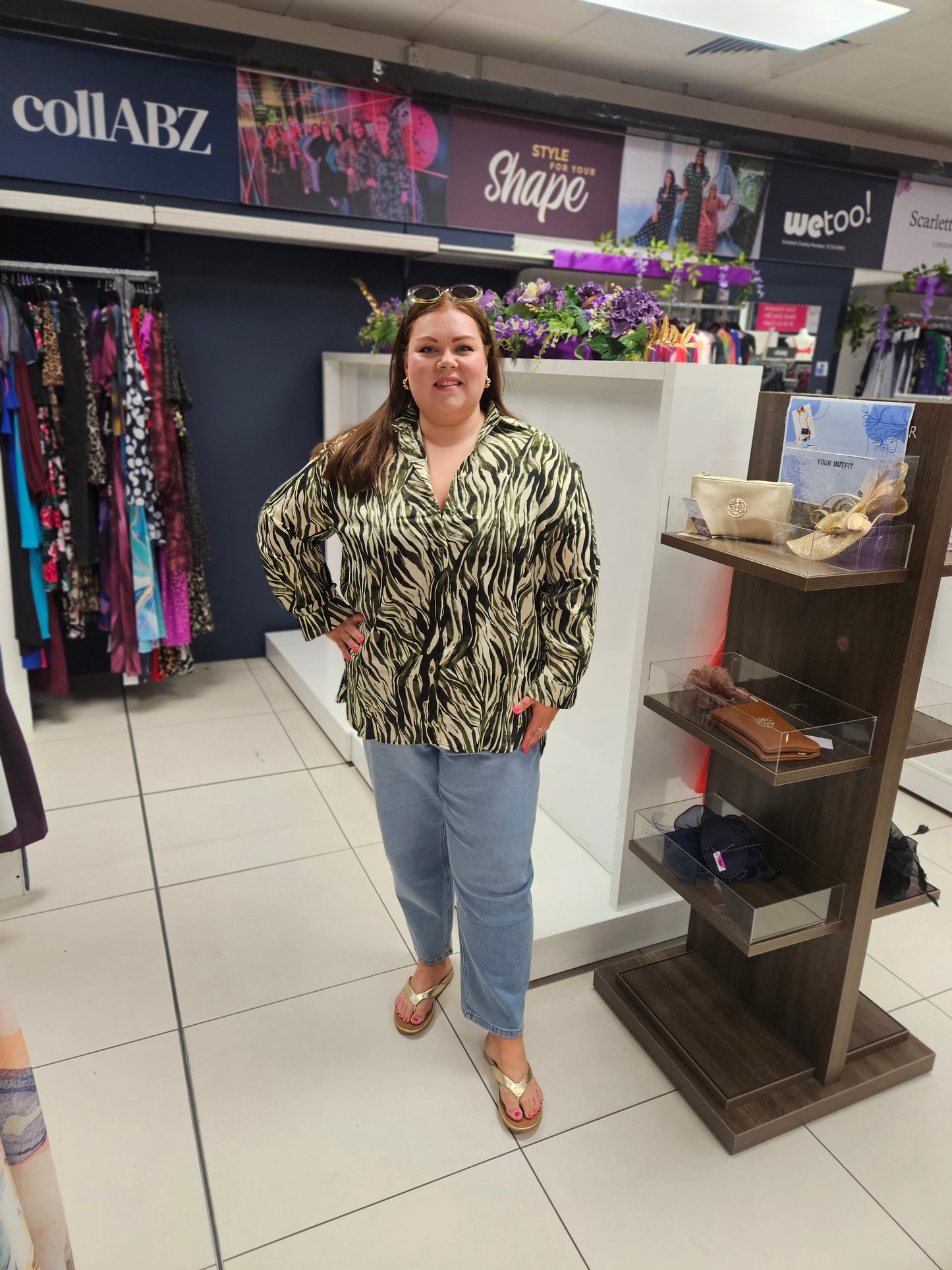Zebra Print Relaxed Shirt
