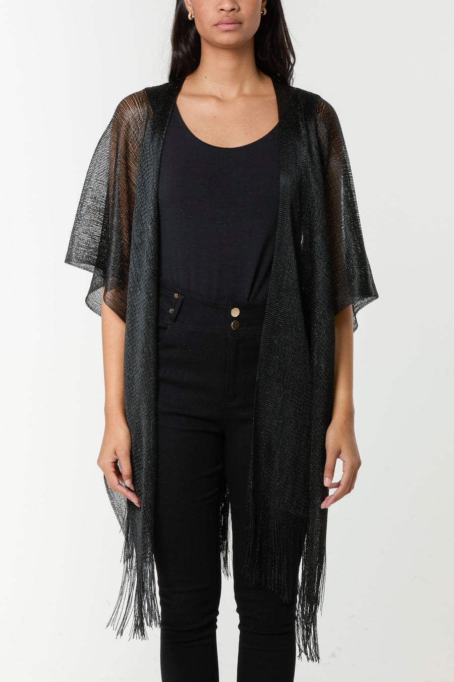 Fringe Hem Kaftan