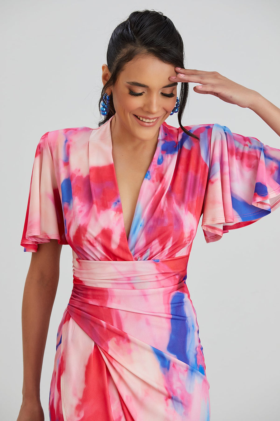 Forever Angel Pink Abstract Dress