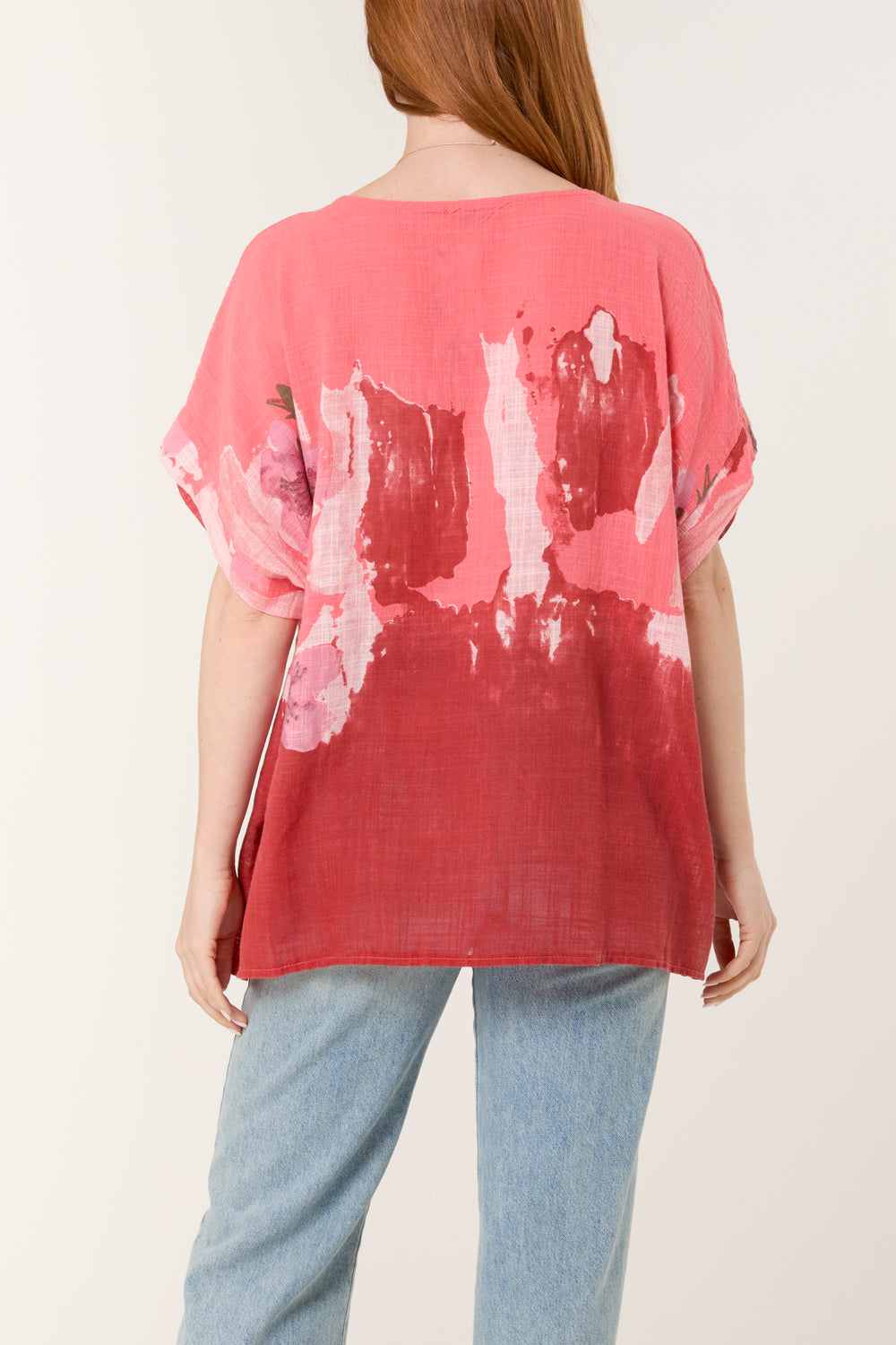 Flower Watercolour Cotton Top