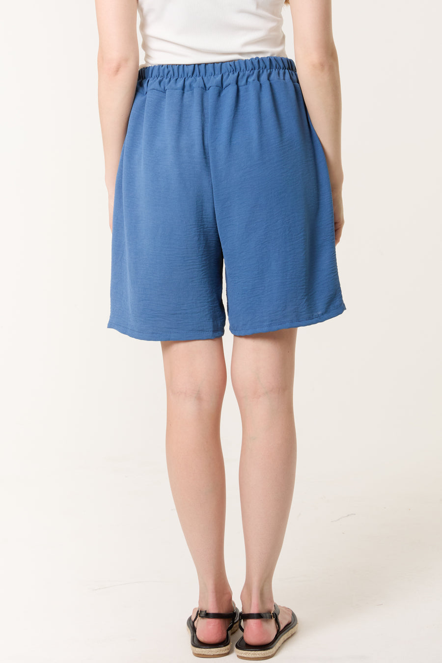 Relaxed Fit Bermuda Shorts With Pockets