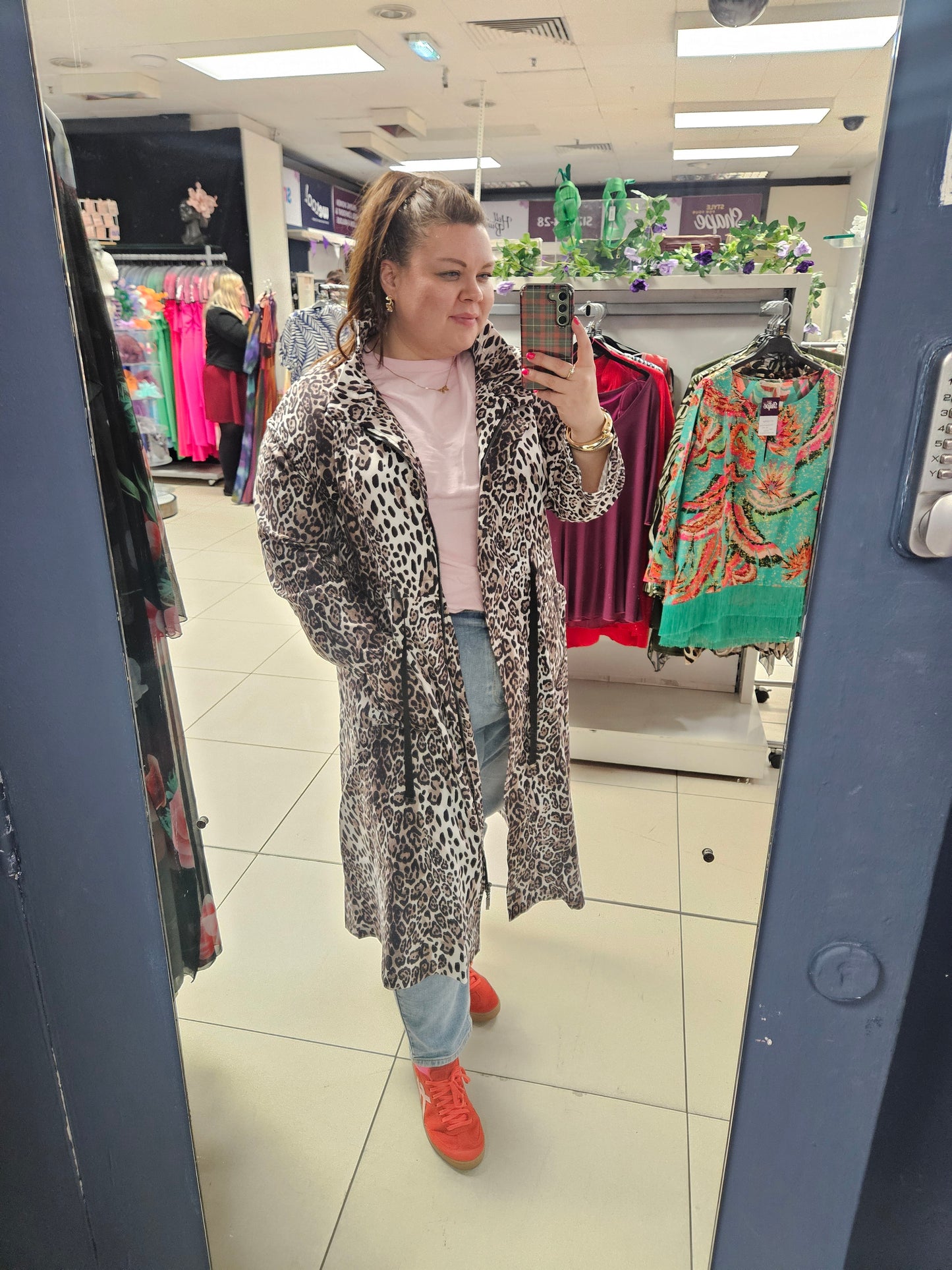 Malissa J Leopard Print Parka Jacket