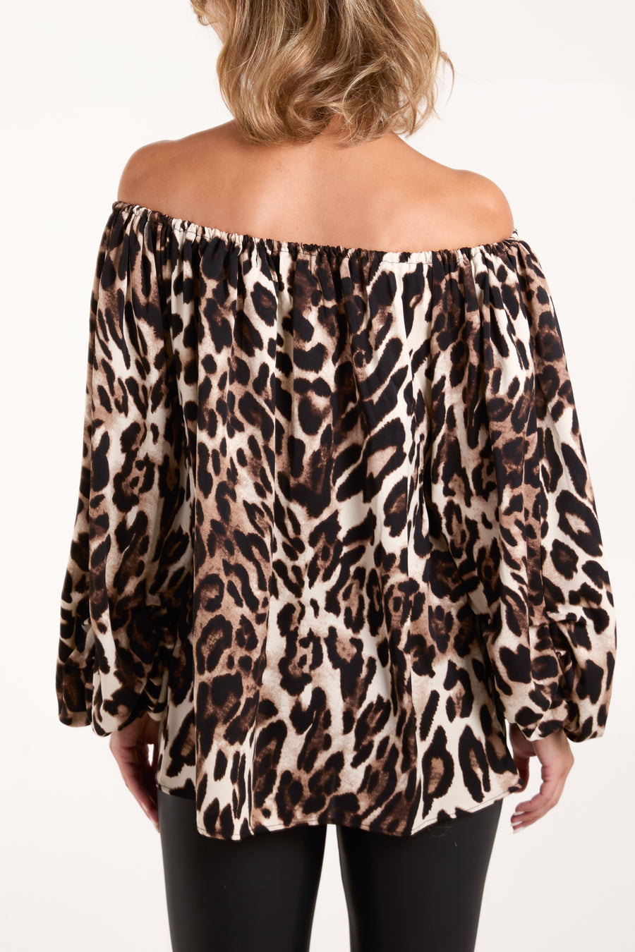 Bardot Leopard Print Blouse