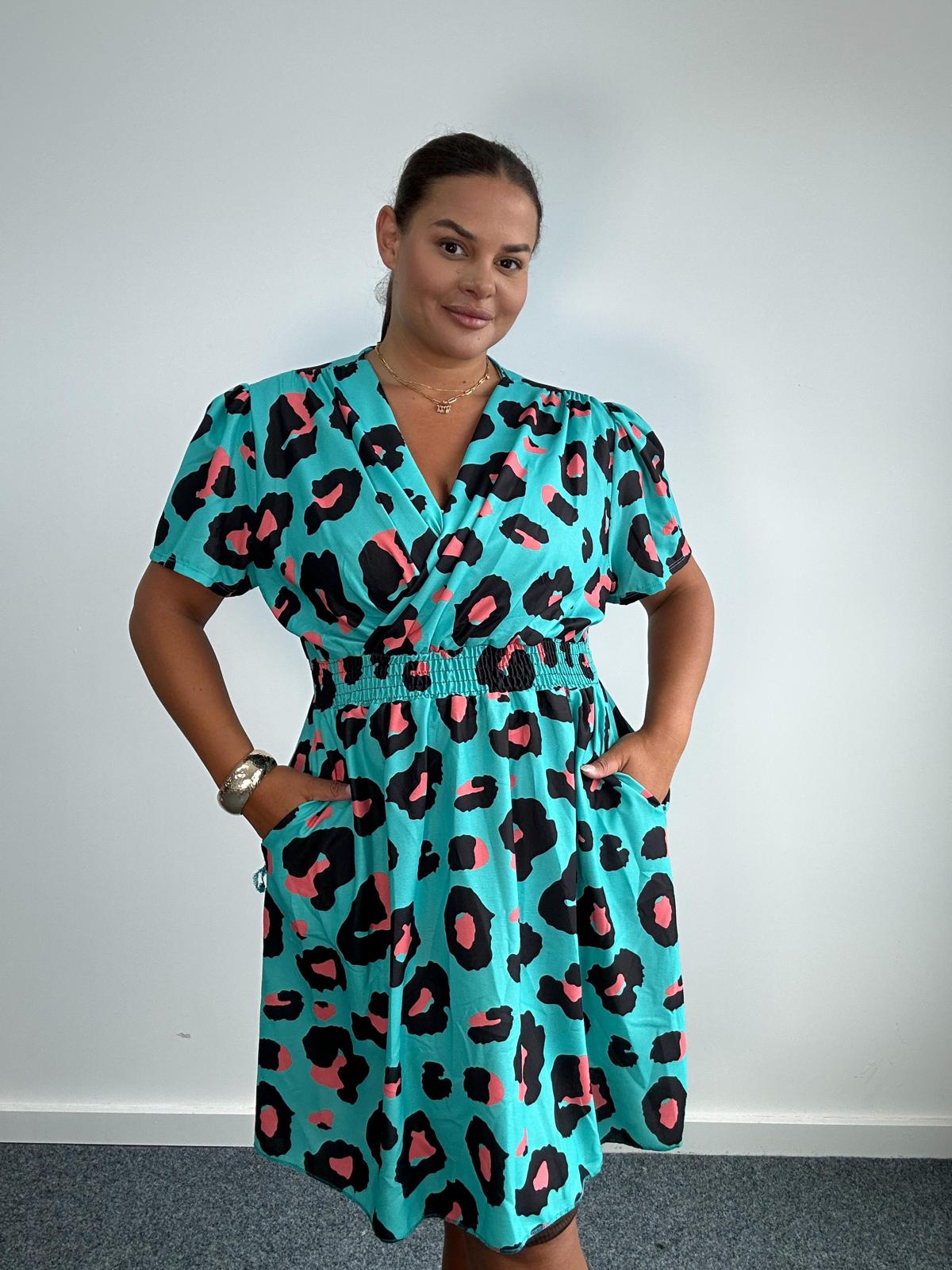 Mini Wrap Dress With pockets