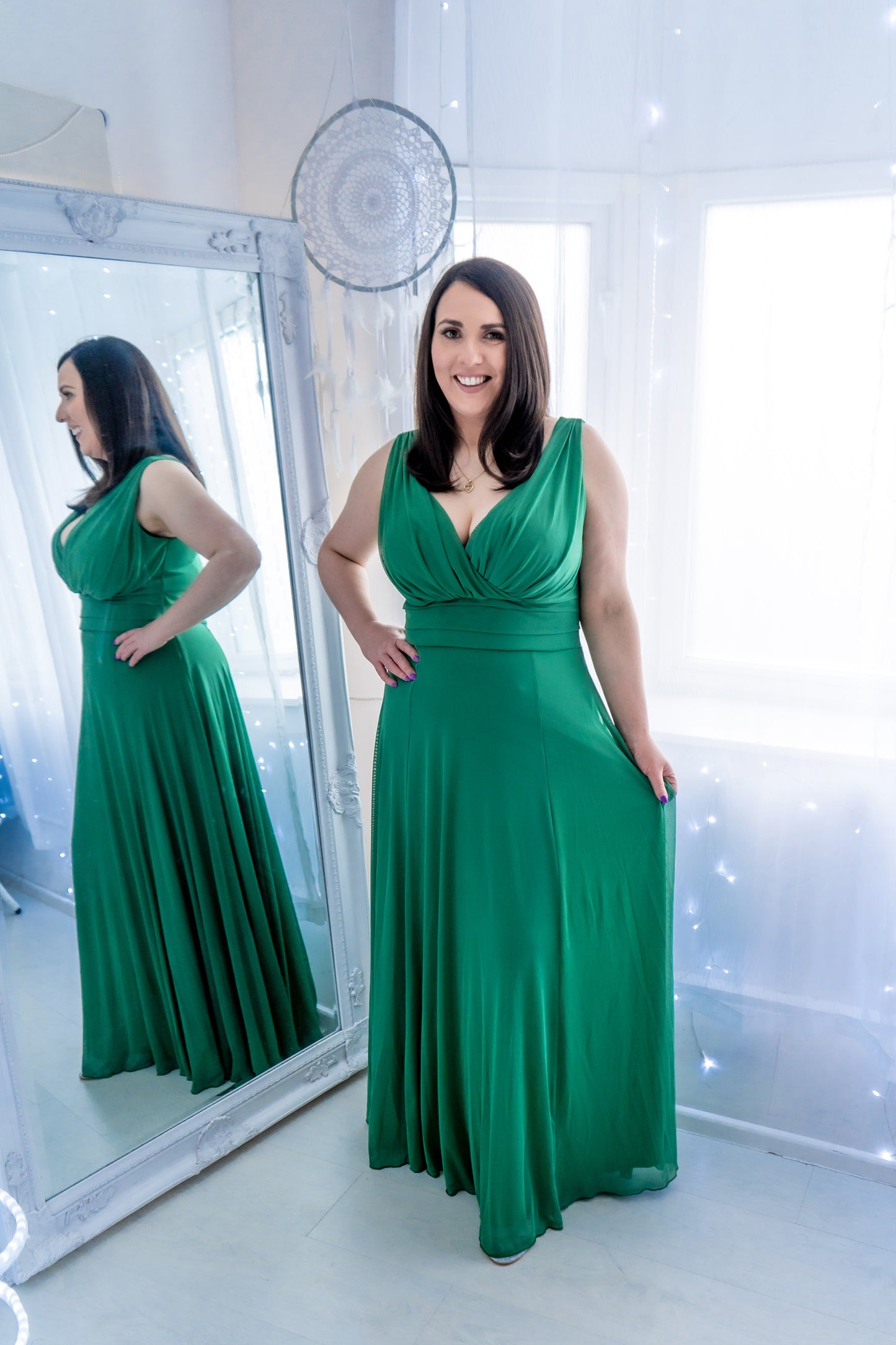 Scarlett & Jo Nancy Green Maxi Dress