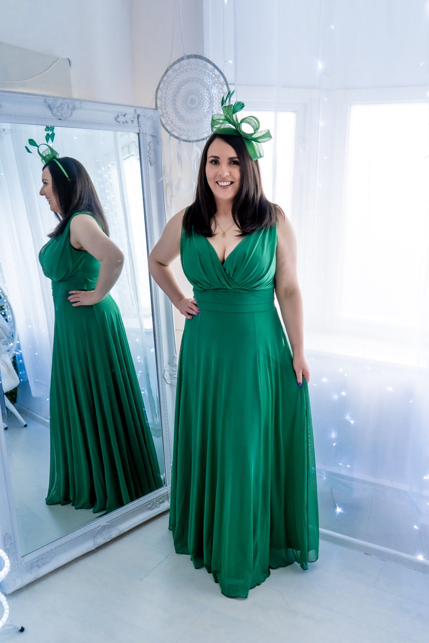 Scarlett & Jo Nancy Green Maxi Dress