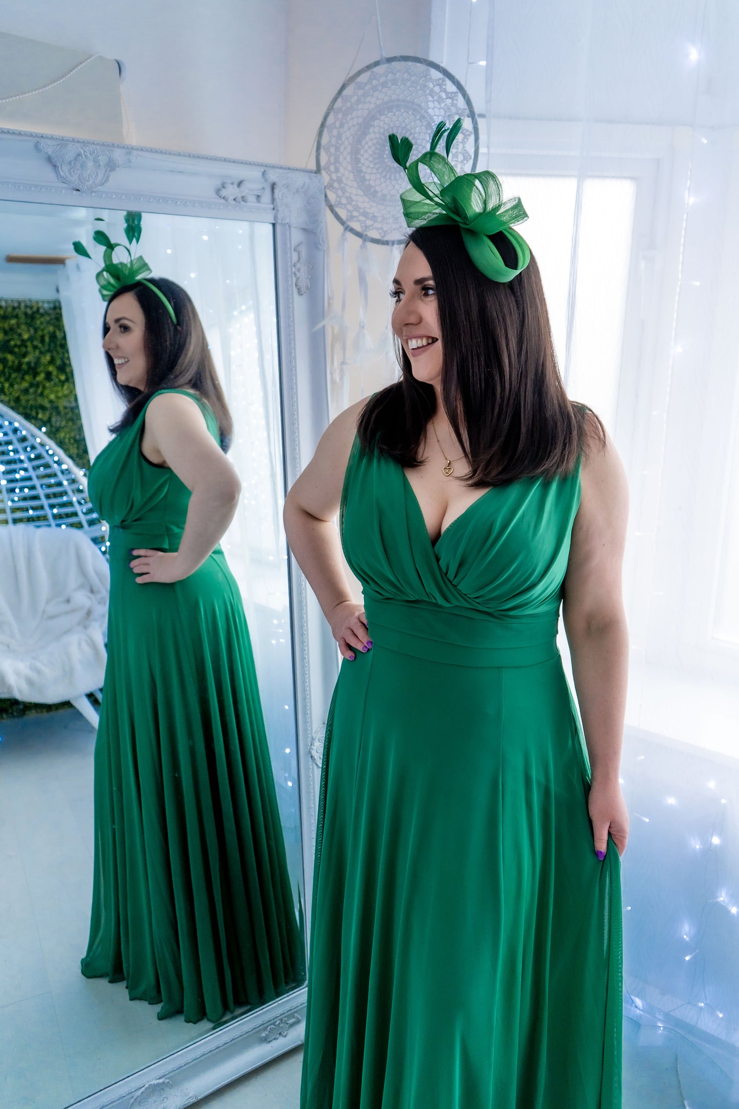 Scarlett & Jo Nancy Green Maxi Dress
