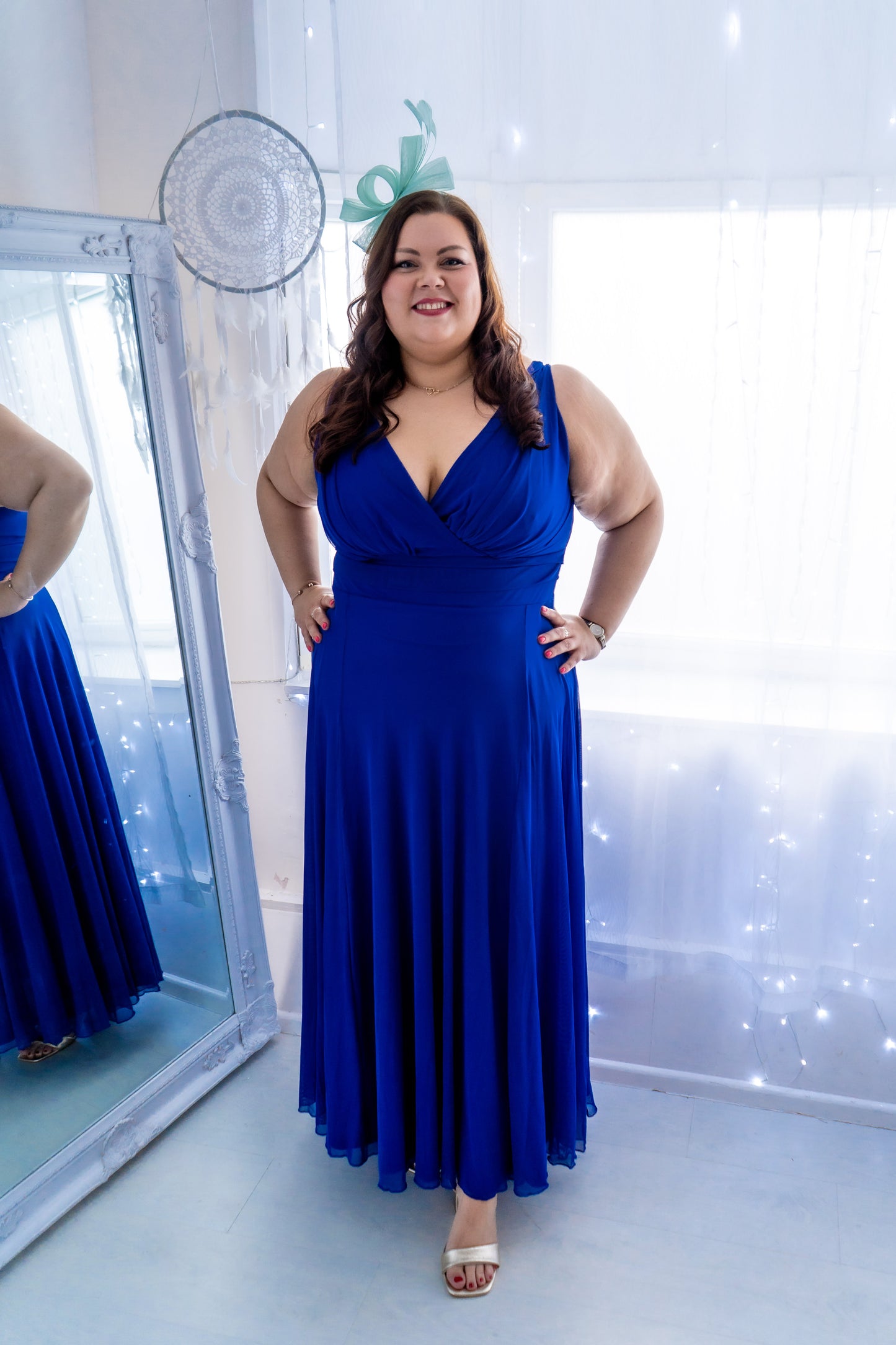 Scarlett & Jo Nancy Royal Blue Maxi Dress