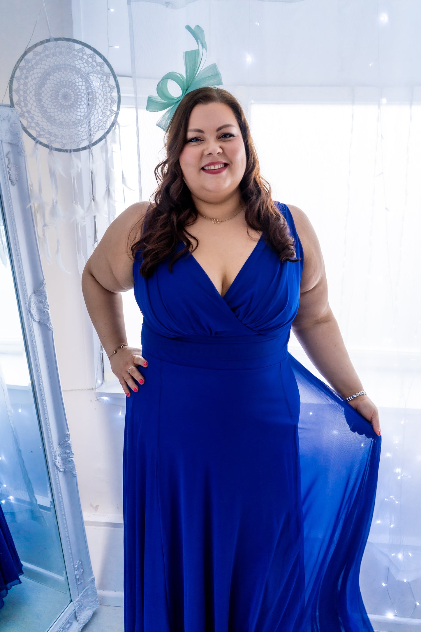Scarlett & Jo Nancy Royal Blue Maxi Dress