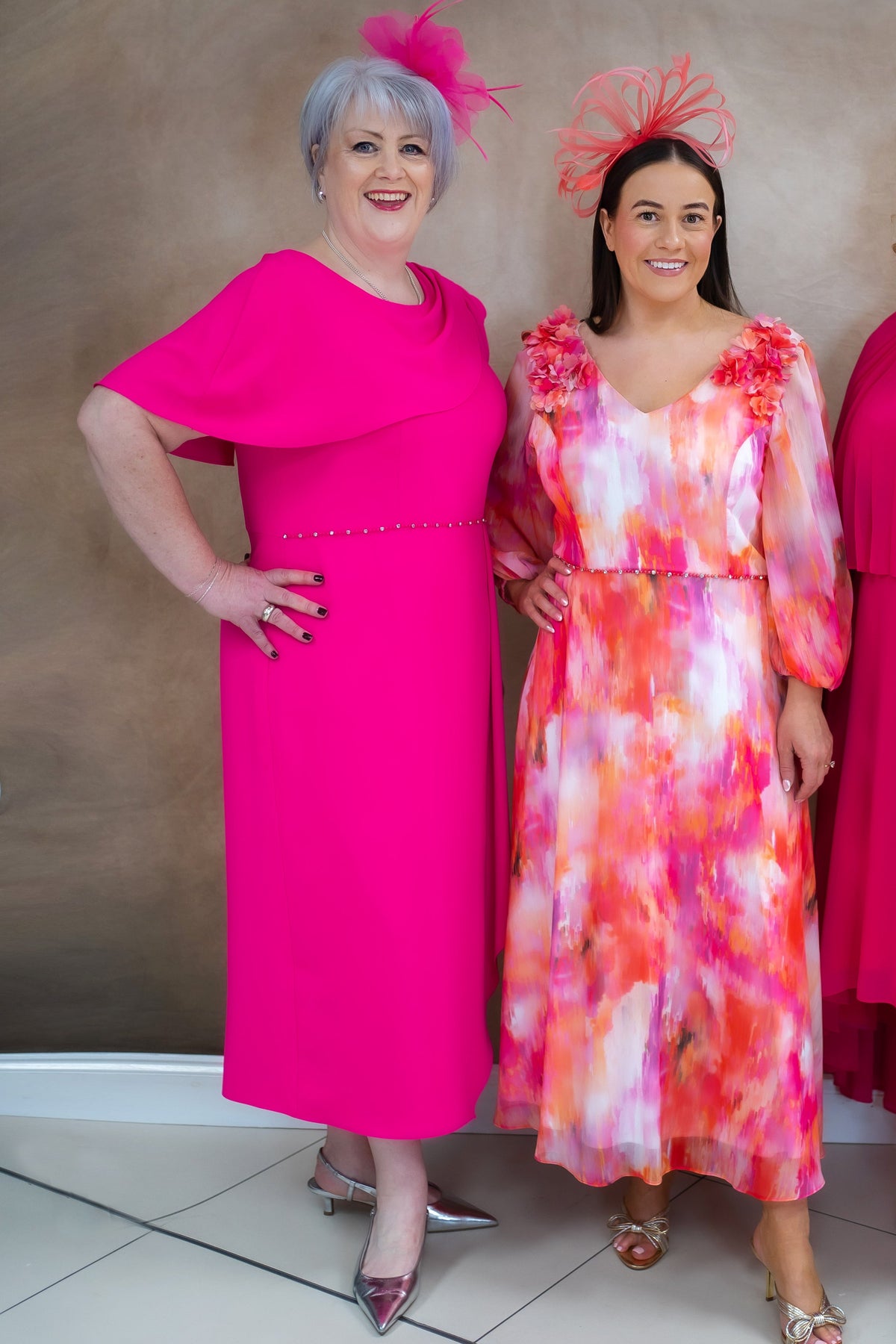 Lizabella Drape Neck MOB Dress