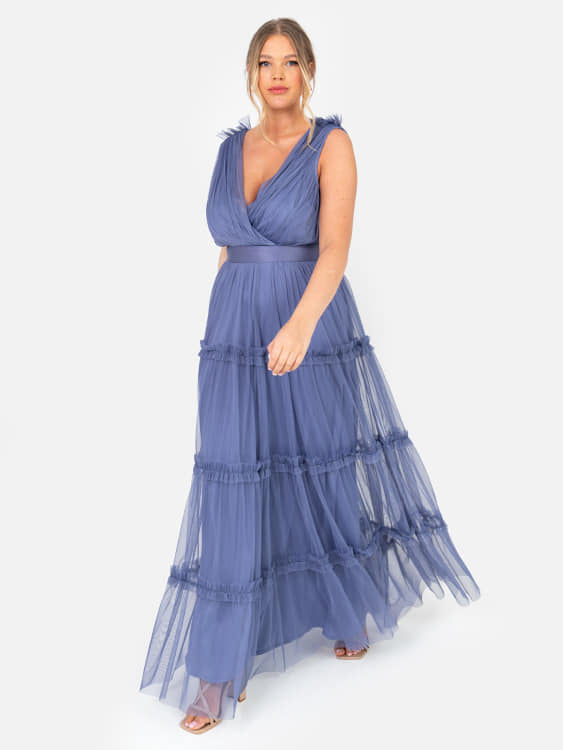 Anaya Sleeveless Wrap Maxi Dress