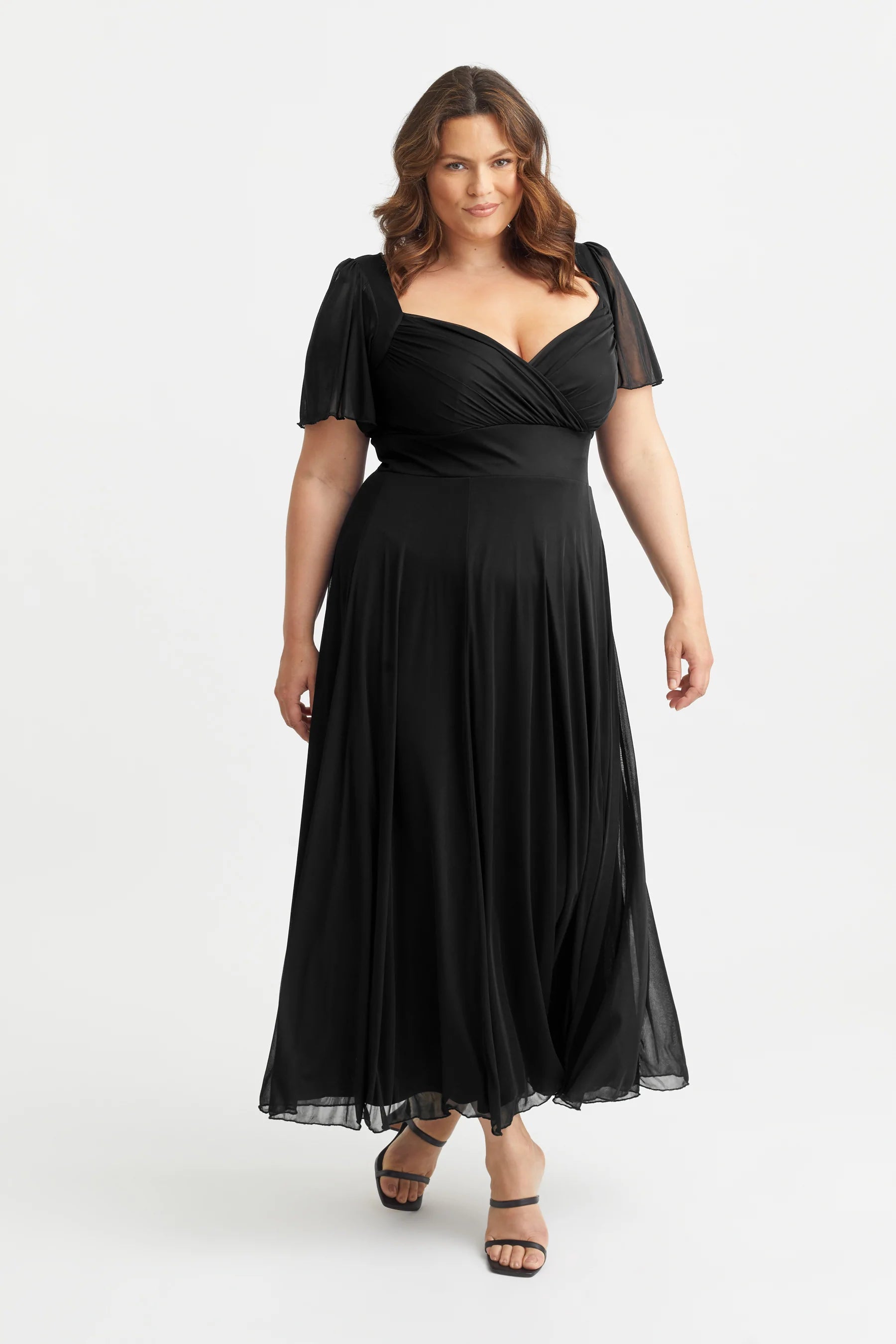 Scarlett & jo chiffon maxi dress Outlet