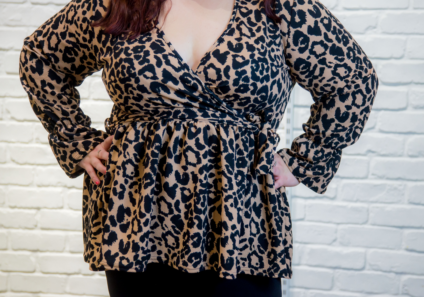 Peplum Wrap Top