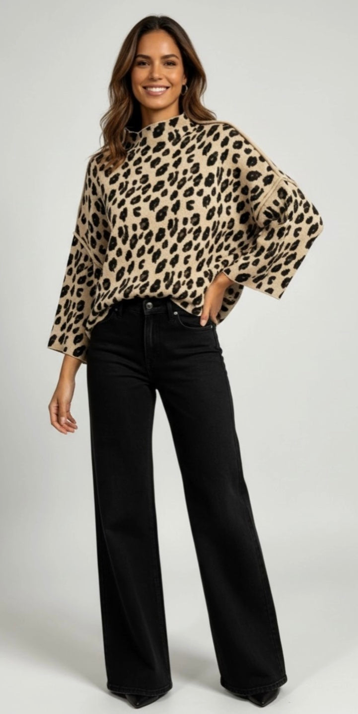 Leopard Print Jumper