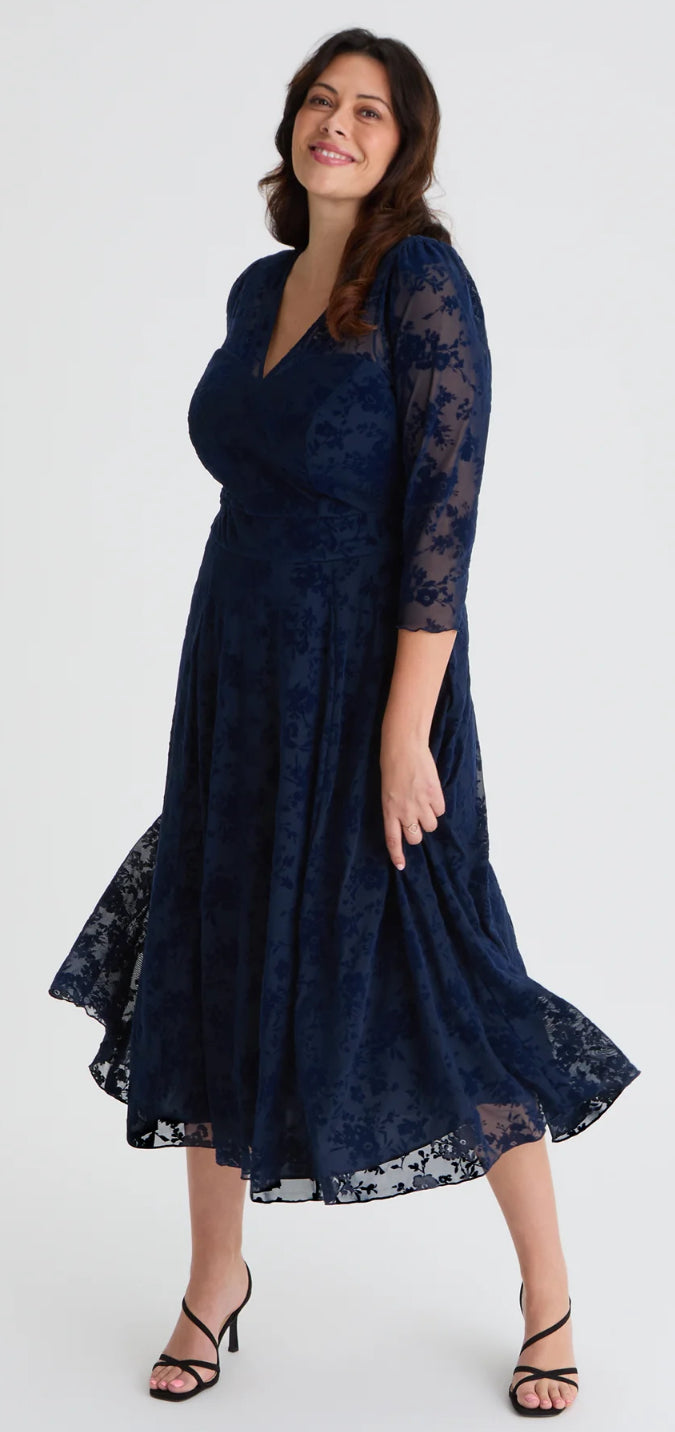 Scarlett & Jo Katherine Petite Midi Dress