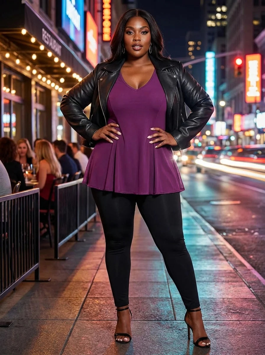 Scarlett & Jo Mulberry Tunic