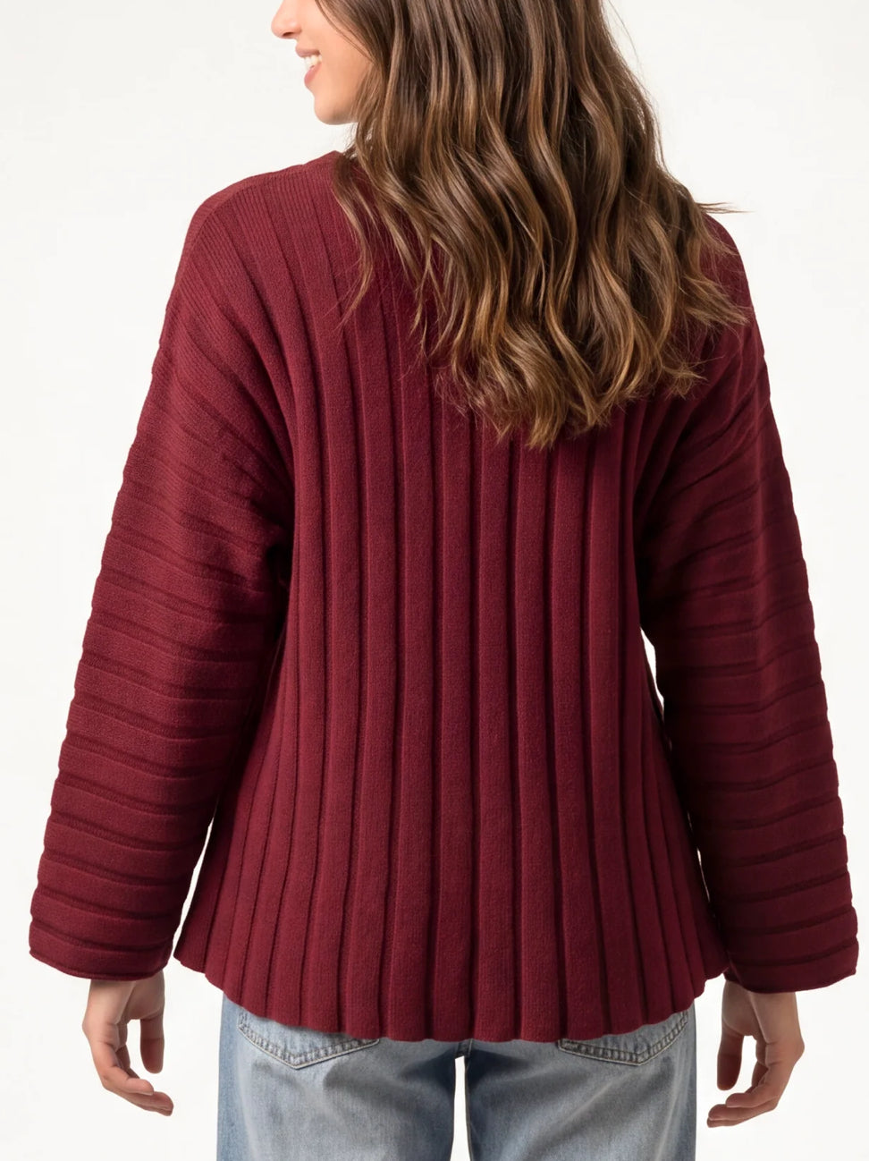 Structured Rib Knit Jumper
