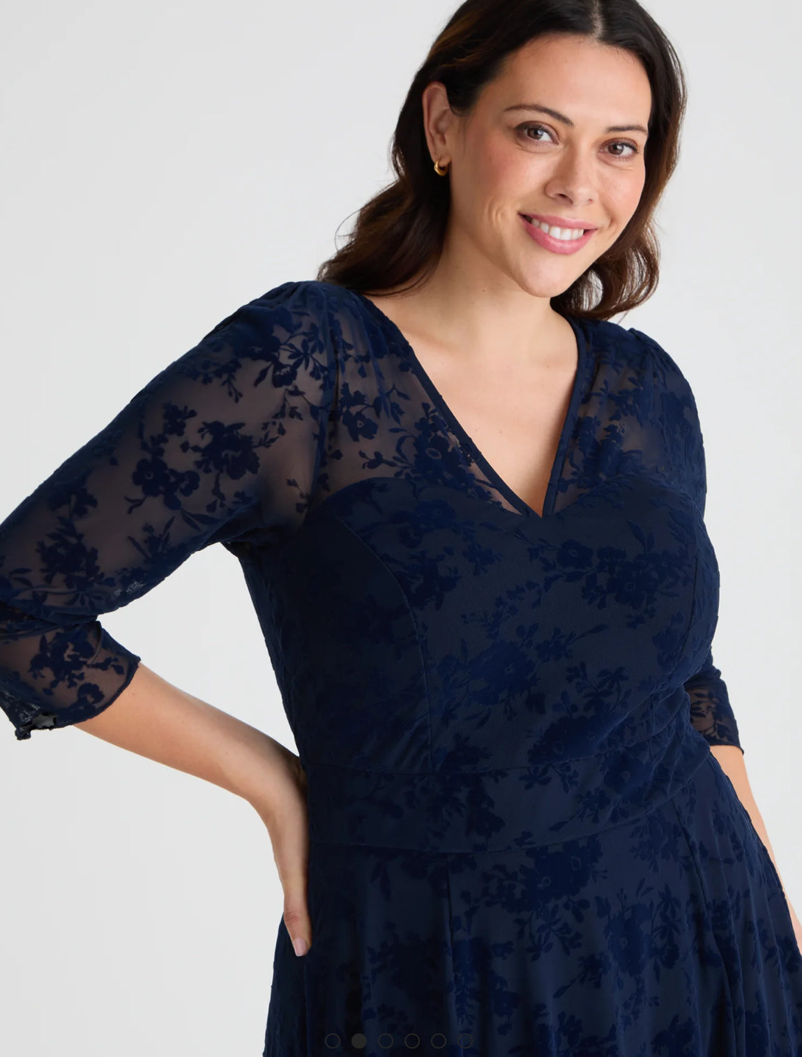 Scarlett & Jo Katherine Petite Midi Dress