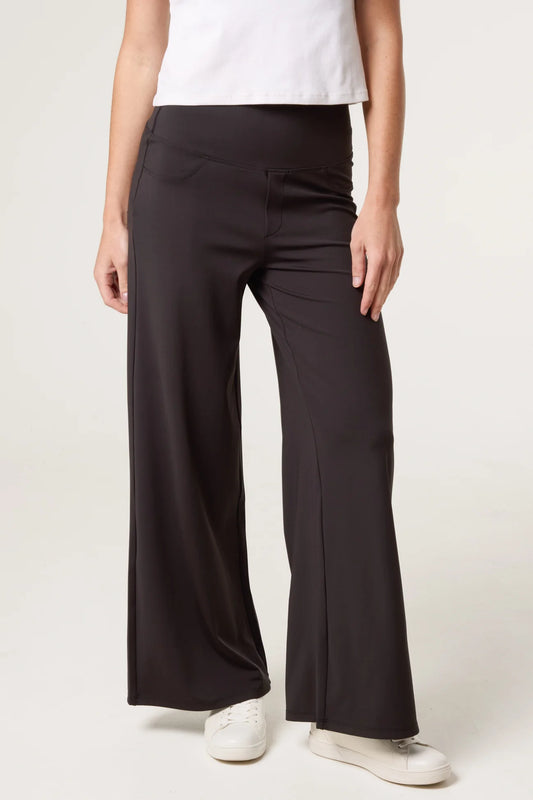 Wide Leg Soft Touch Trousers