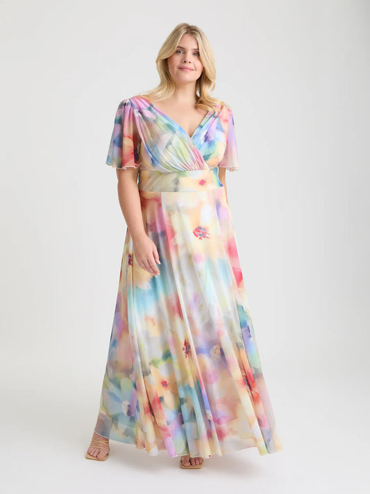 Scarlett & Jo Isabelle Pastiche Multi Dress