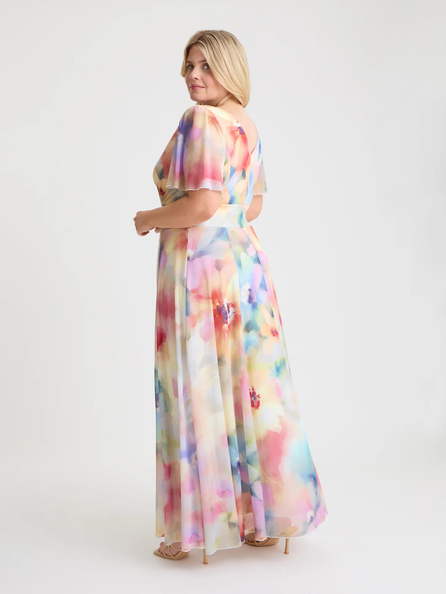 Scarlett & Jo Isabelle Pastiche Multi Dress