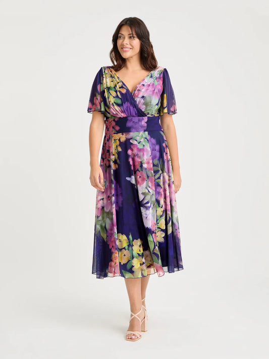 Scarlett & Jo Victoria Navy Purple Multi