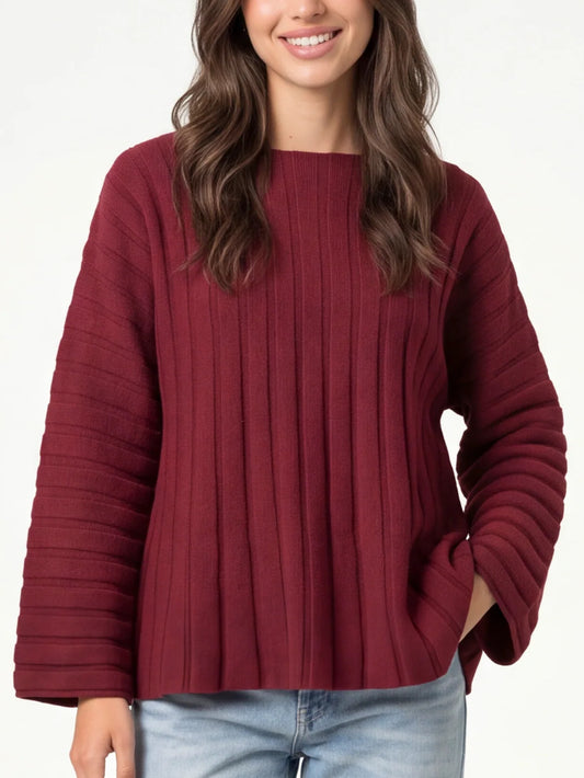 Structured Rib Knit Jumper