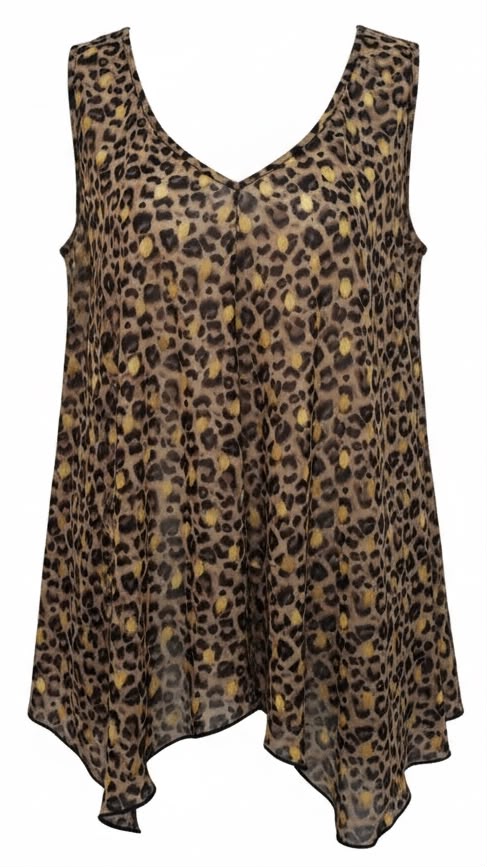 Malissa J Leopard Vest