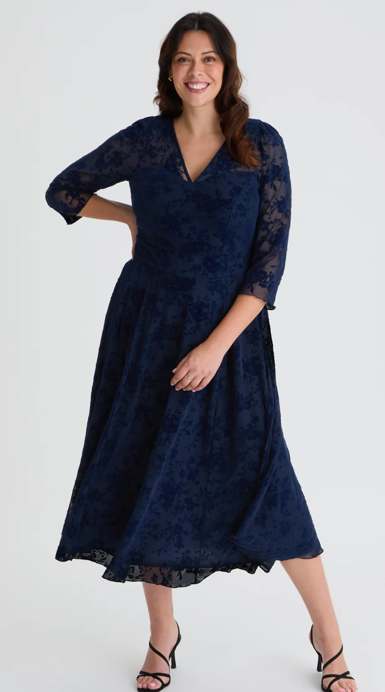 Scarlett & Jo Katherine Petite Midi Dress